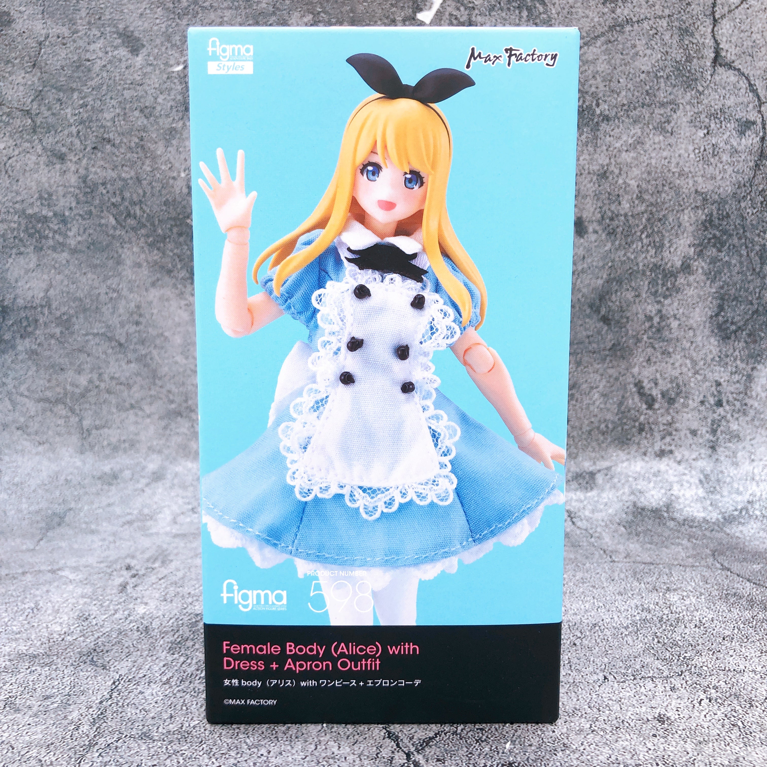 figma Styles 598 Female Body Alice with Dress + Apron Outfit Action Figure