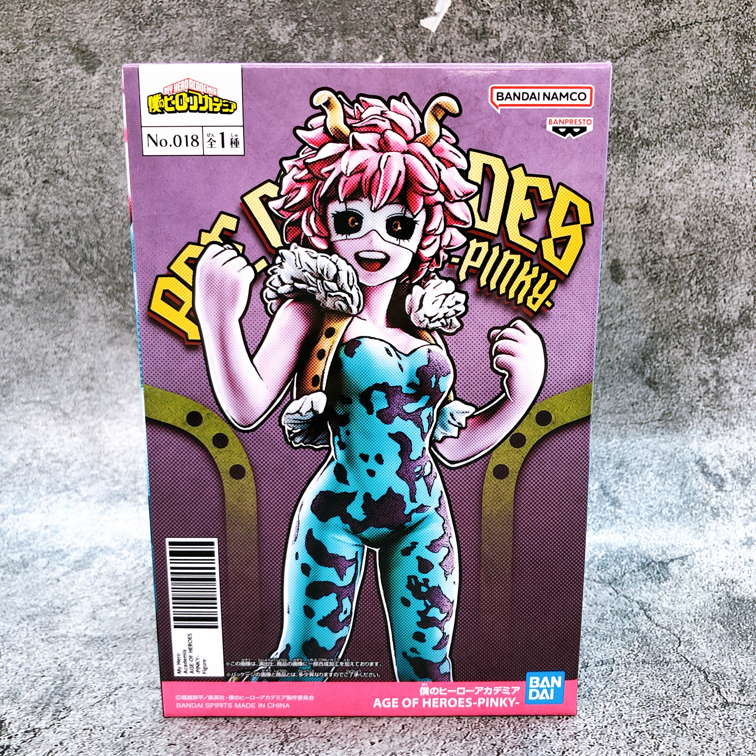 My Hero Academia Mina Ashido AGE OF HEROES Figure BANPRESTO Japan Sealed NEW