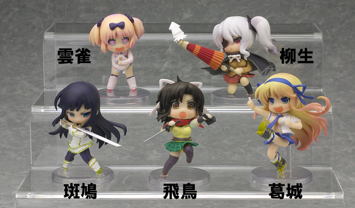 Senran Kagura Figure Nyu Nyu DX Pack Hanzo Gakuin Niitengo Set of 5 Chara-Ani