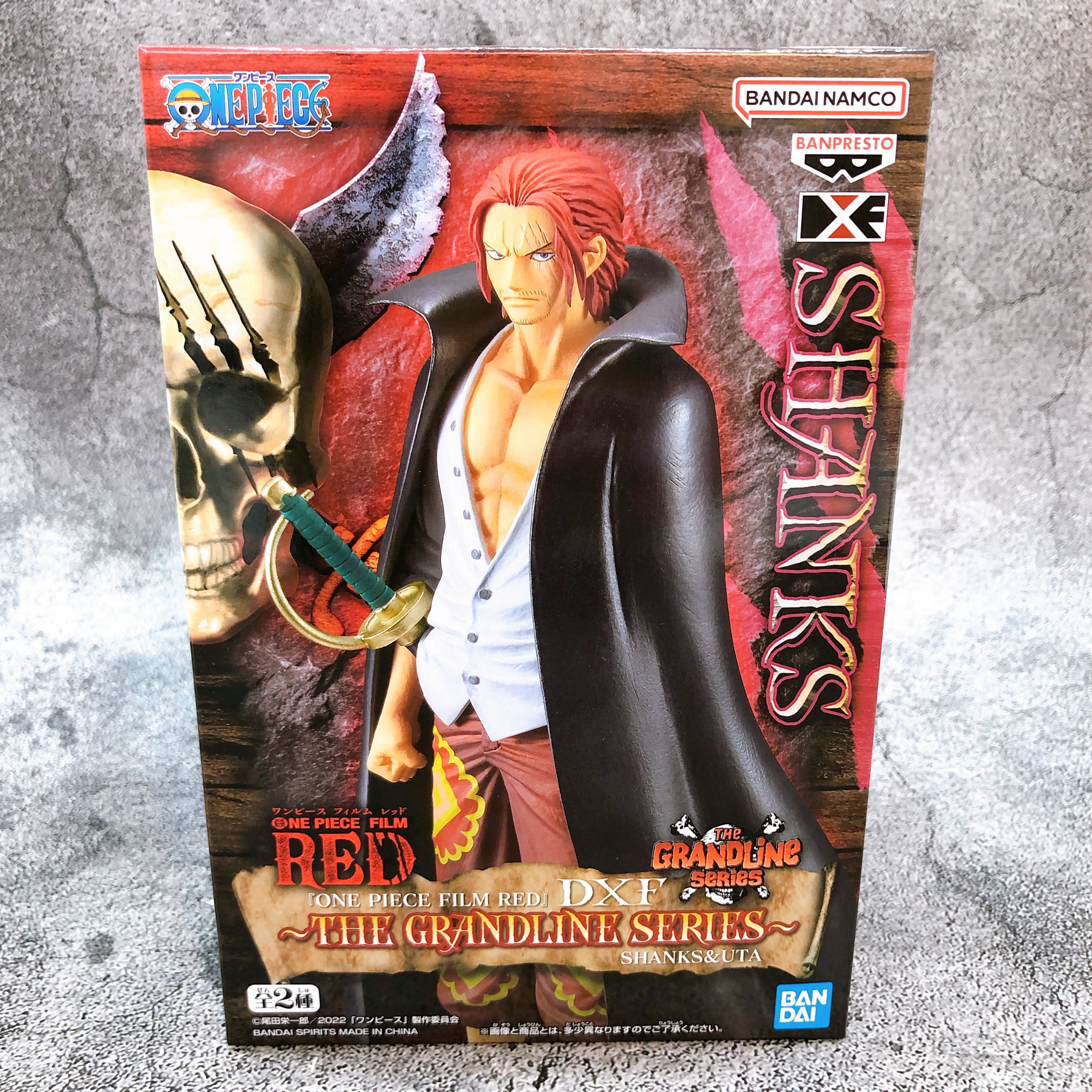 ONE PIECE FILM RED Shanks DXF THE GRANDLINE SERIES BANPRESTO Japan Sealed NEW