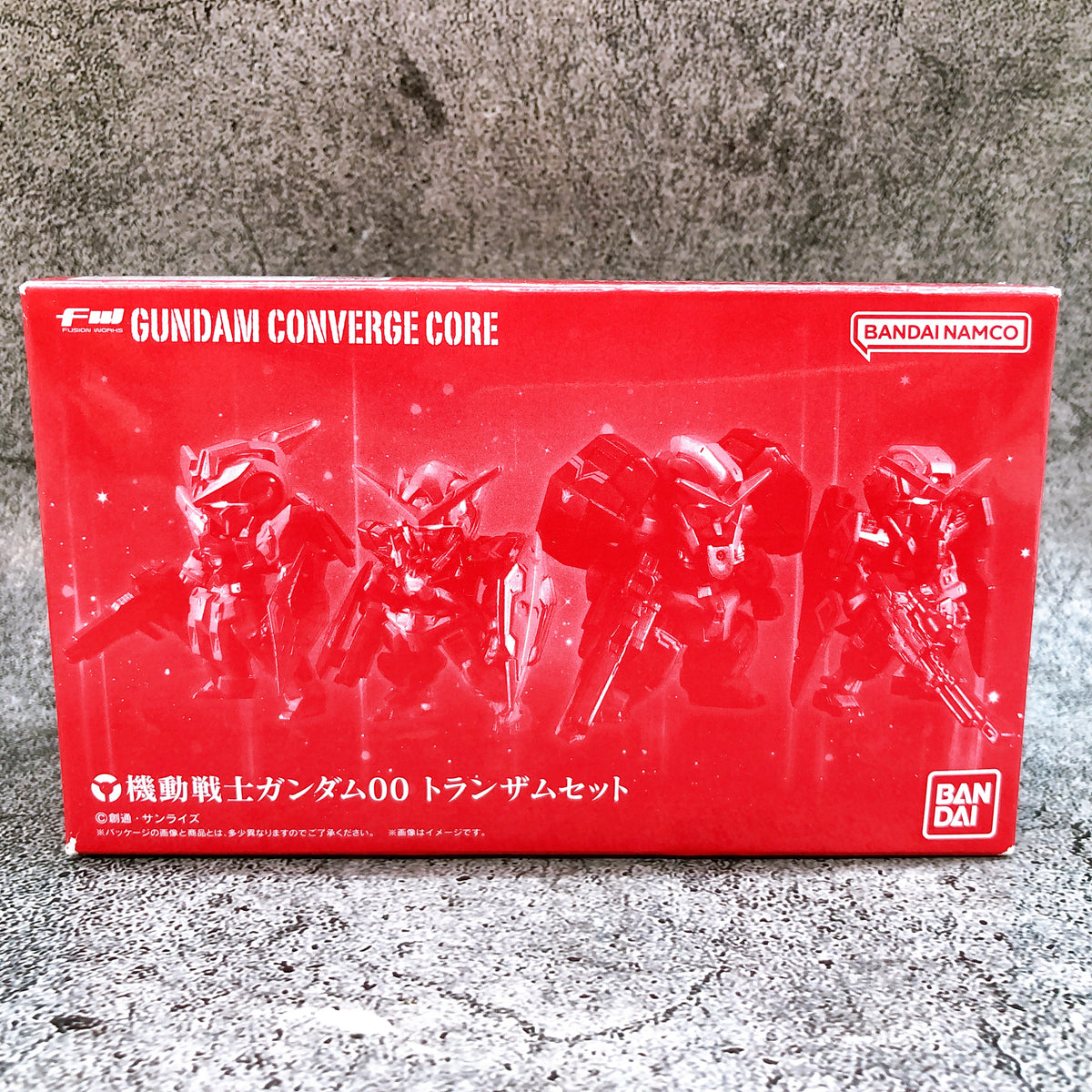 FW GUNDAM CONVERGE CORE Gundam 00 TRANS-AM Set Action Figure 15+ Premium Bandai
