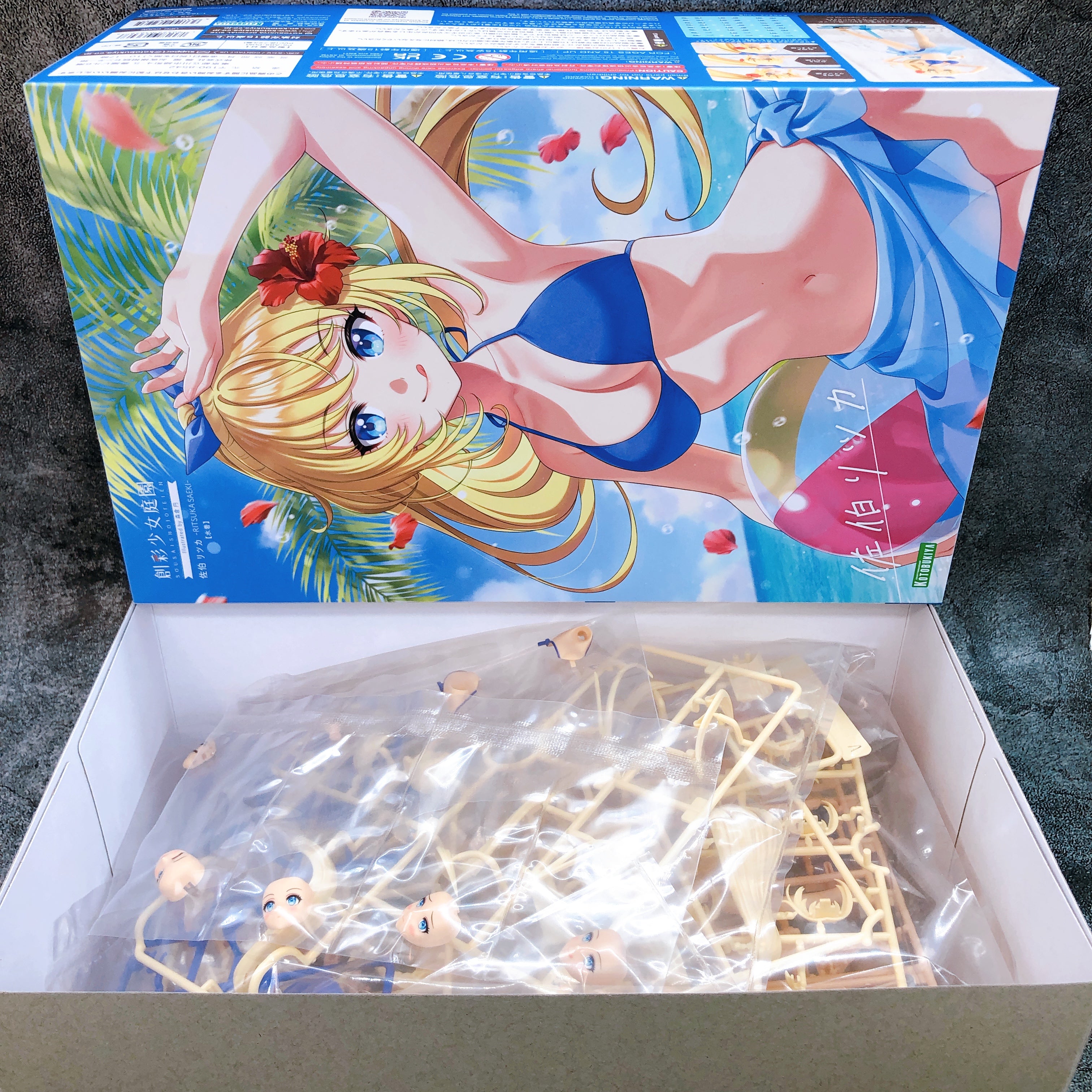 Sousai Shojo Teien Ritsuka Saeki Swimsuit 1:10 Scale Model Kit KOTOBUKIYA NEW