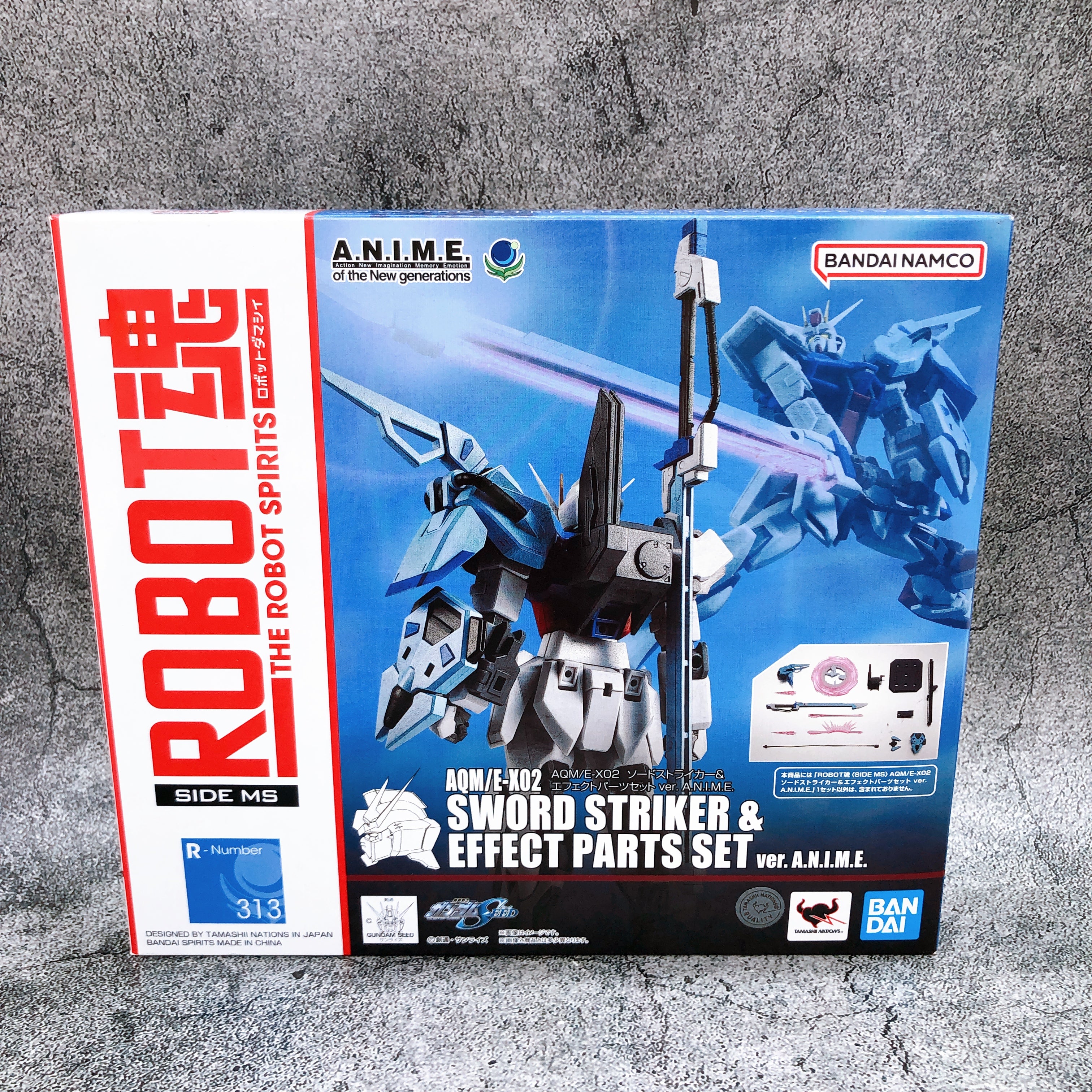Robot Spirits SIDE MS AQM/E-X02 Sword Striker & Effect Parts Set ver. Figure NEW