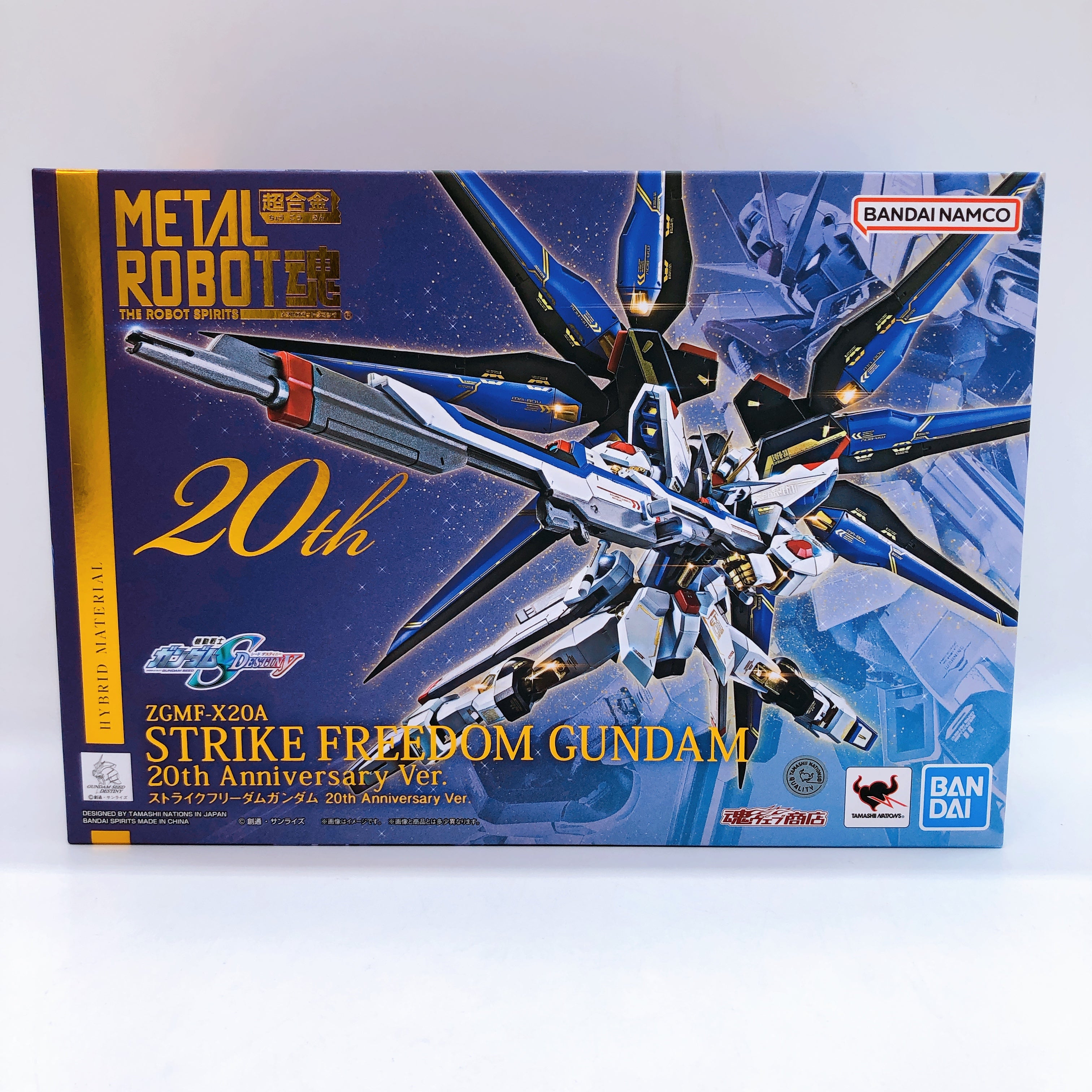 METAL ROBOT SPIRITS SIDE MS Strike Freedom Gundam 20th Anniversary Ver. BANDAI