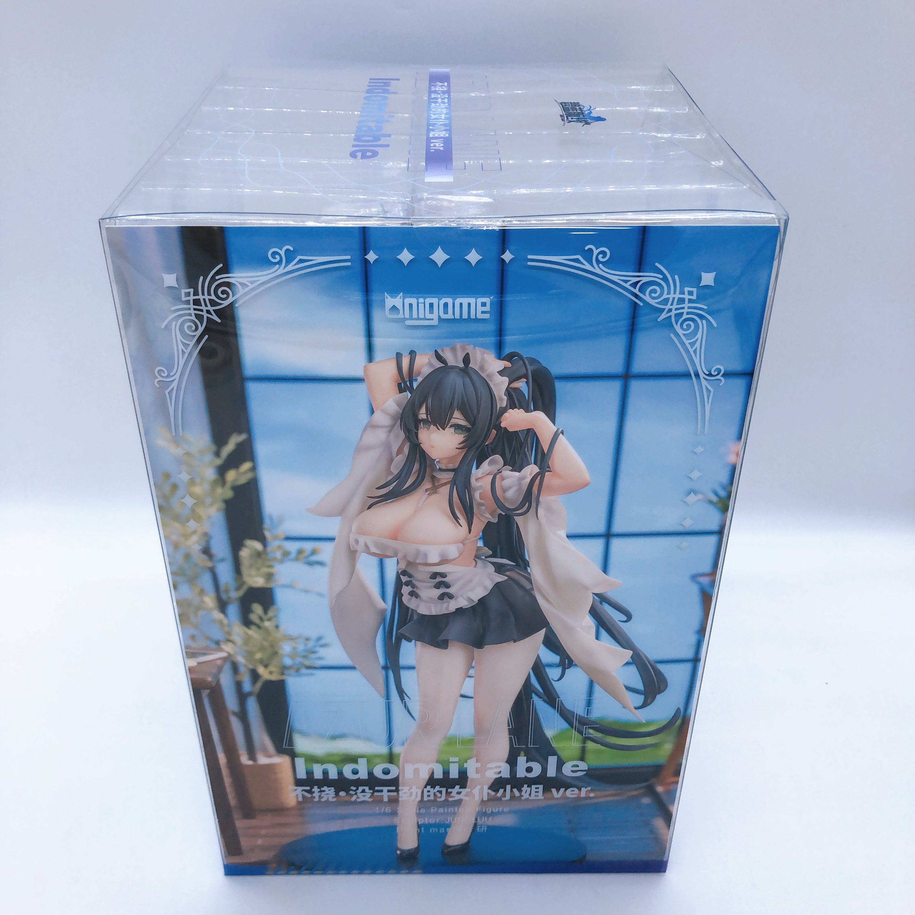 AniGame Azur Lane Indomitable Lazy Maid ver. 1/6 Scale PVC Figure NEW