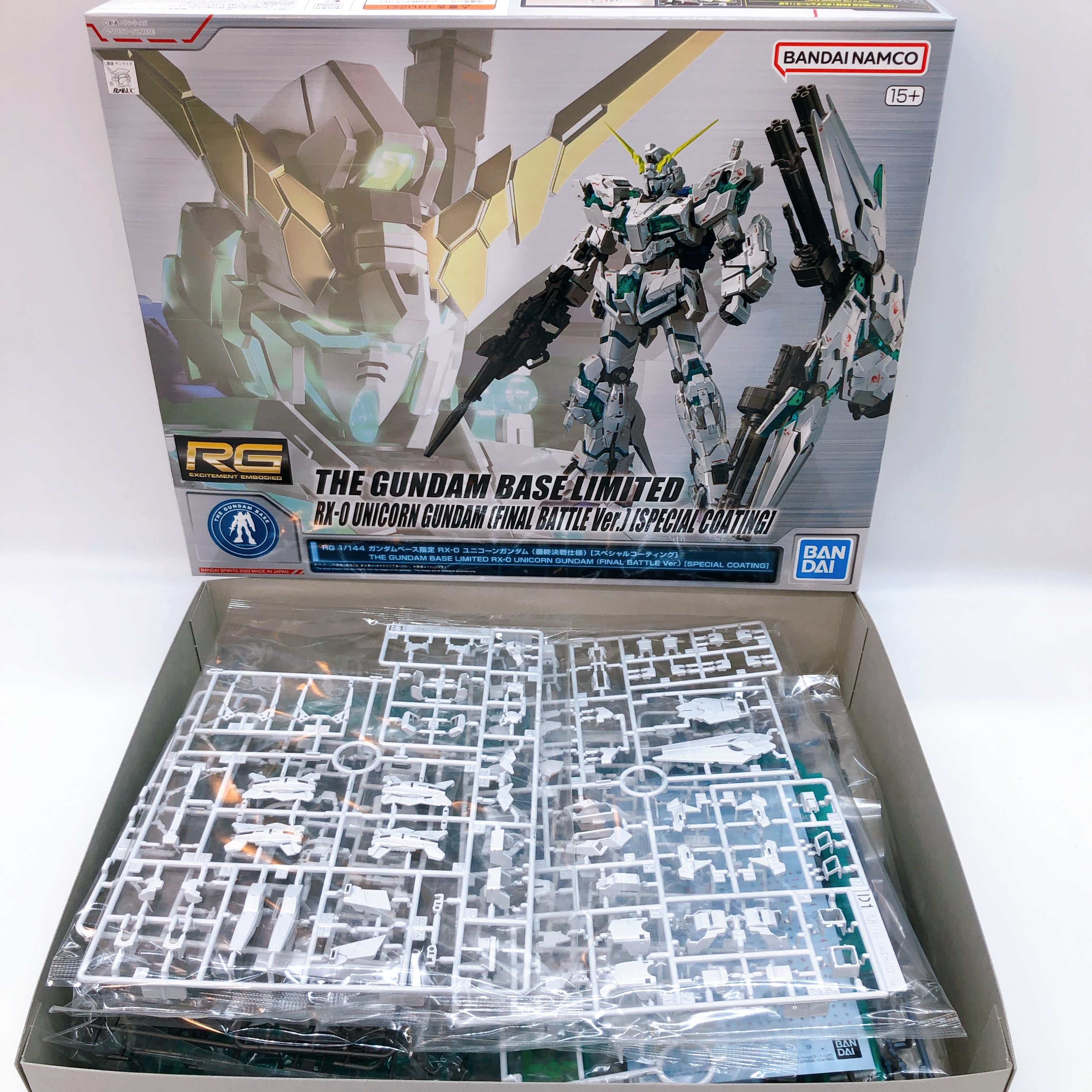 RG 1/144 Unicorn Gundam Final Battle Ver Special Coating Limited Kit Bandai NEW