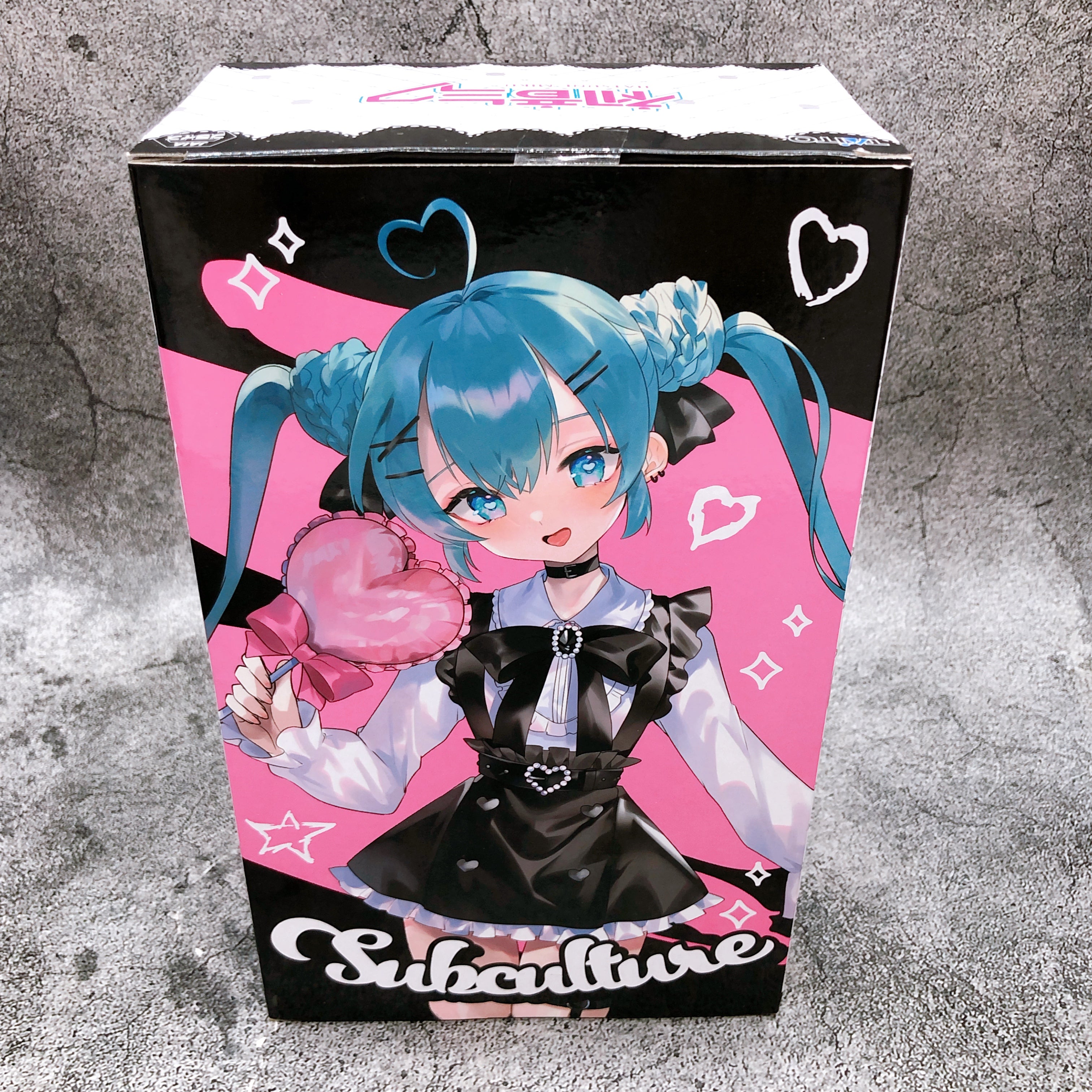 Hatsune Miku Fashion Figure Subculture Taito Japan FASTSHIP AUTHENTIC Sealed