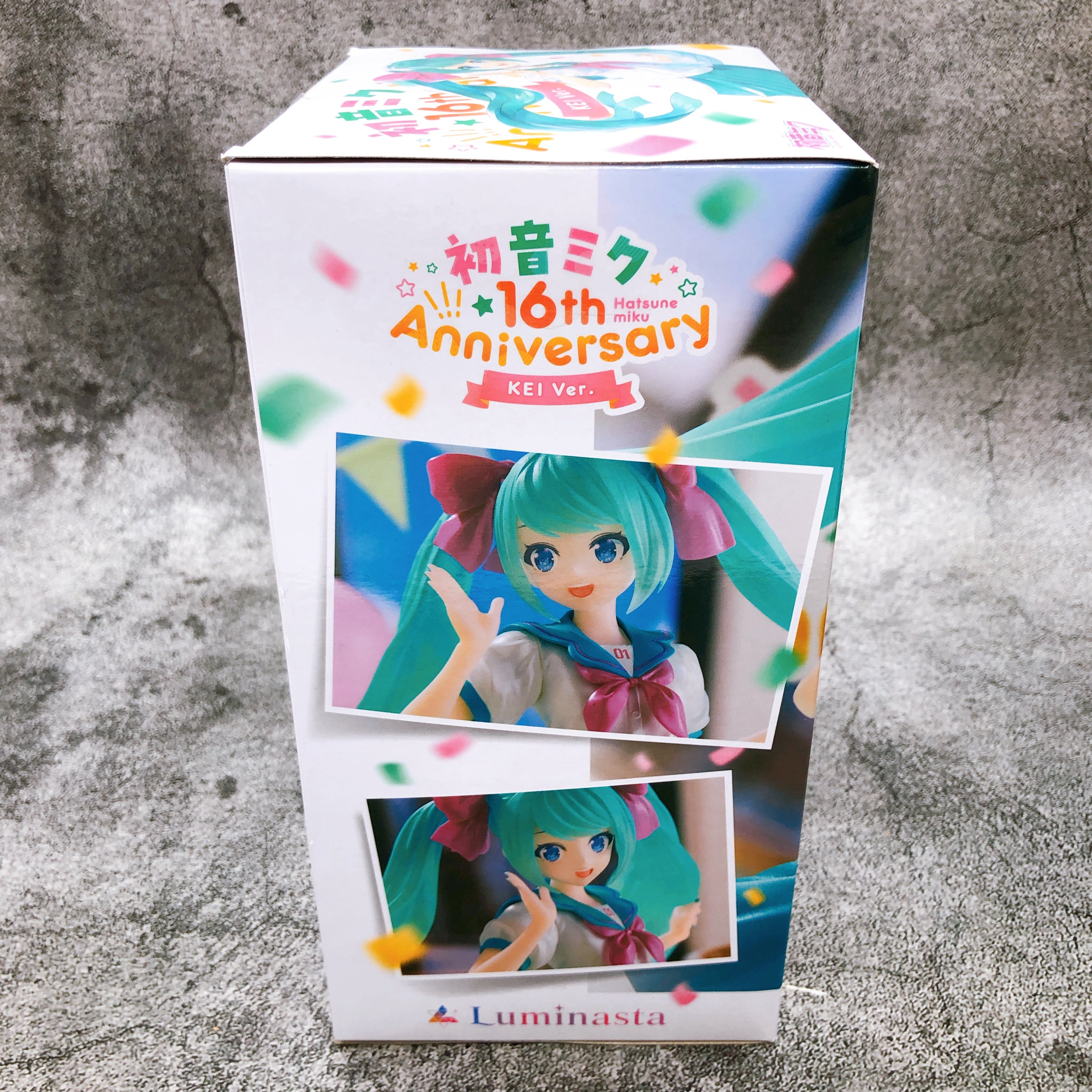 Hatsune Miku 16th Anniversary KEI Ver. Luminasta SEGA Japan AUTHENTIC FASTSHIP
