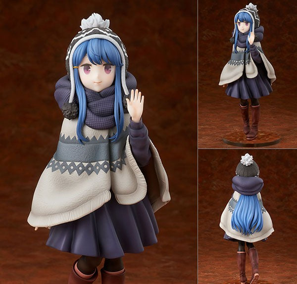 Laid-Back Camp Rin Shima Lake Shibire Camping ver Yuru Camp 1/7 Figure Sealed