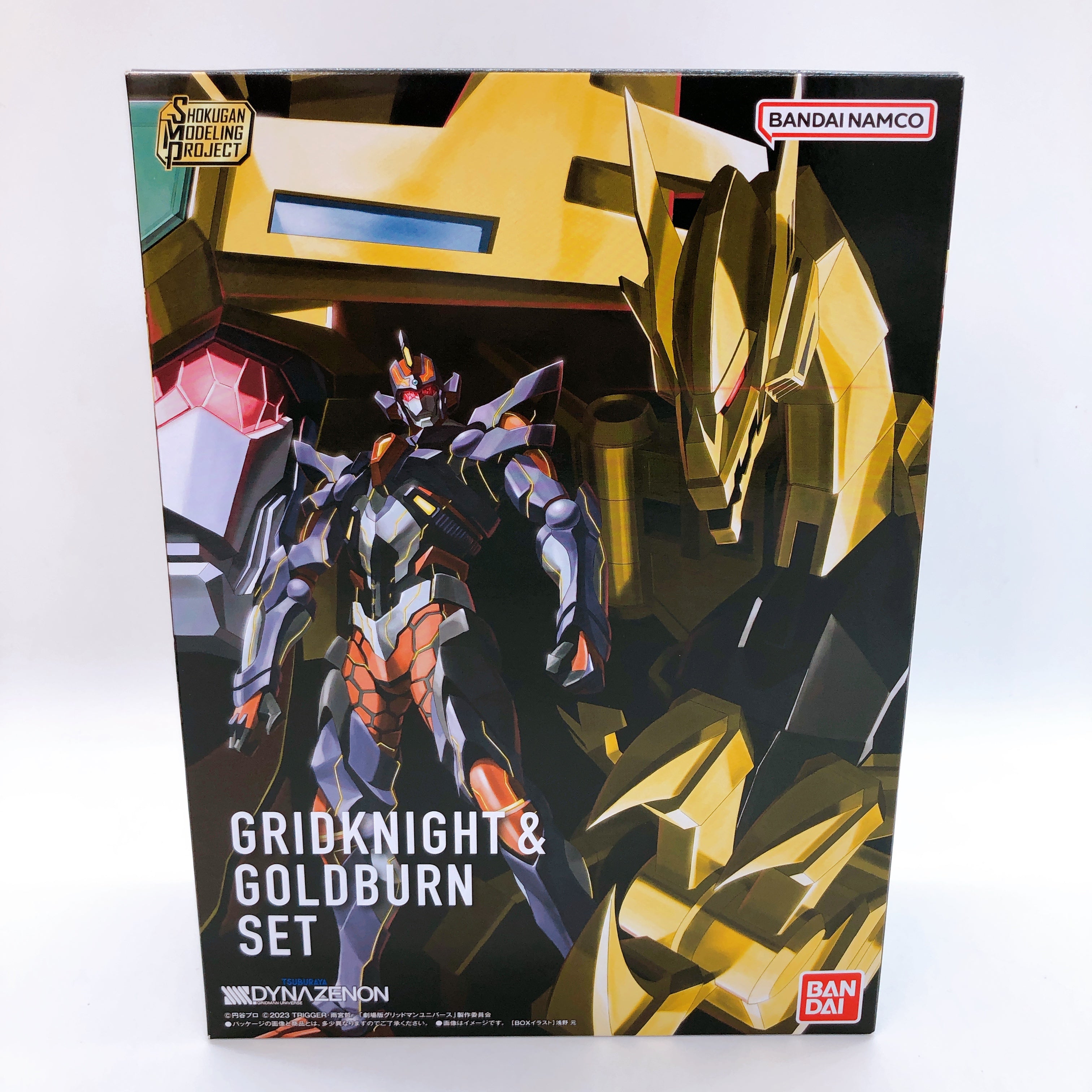 SMP Gridknight & Goldburn SSSS.DYNAZENON Shokugan Model Kit Premium Bandai NEW