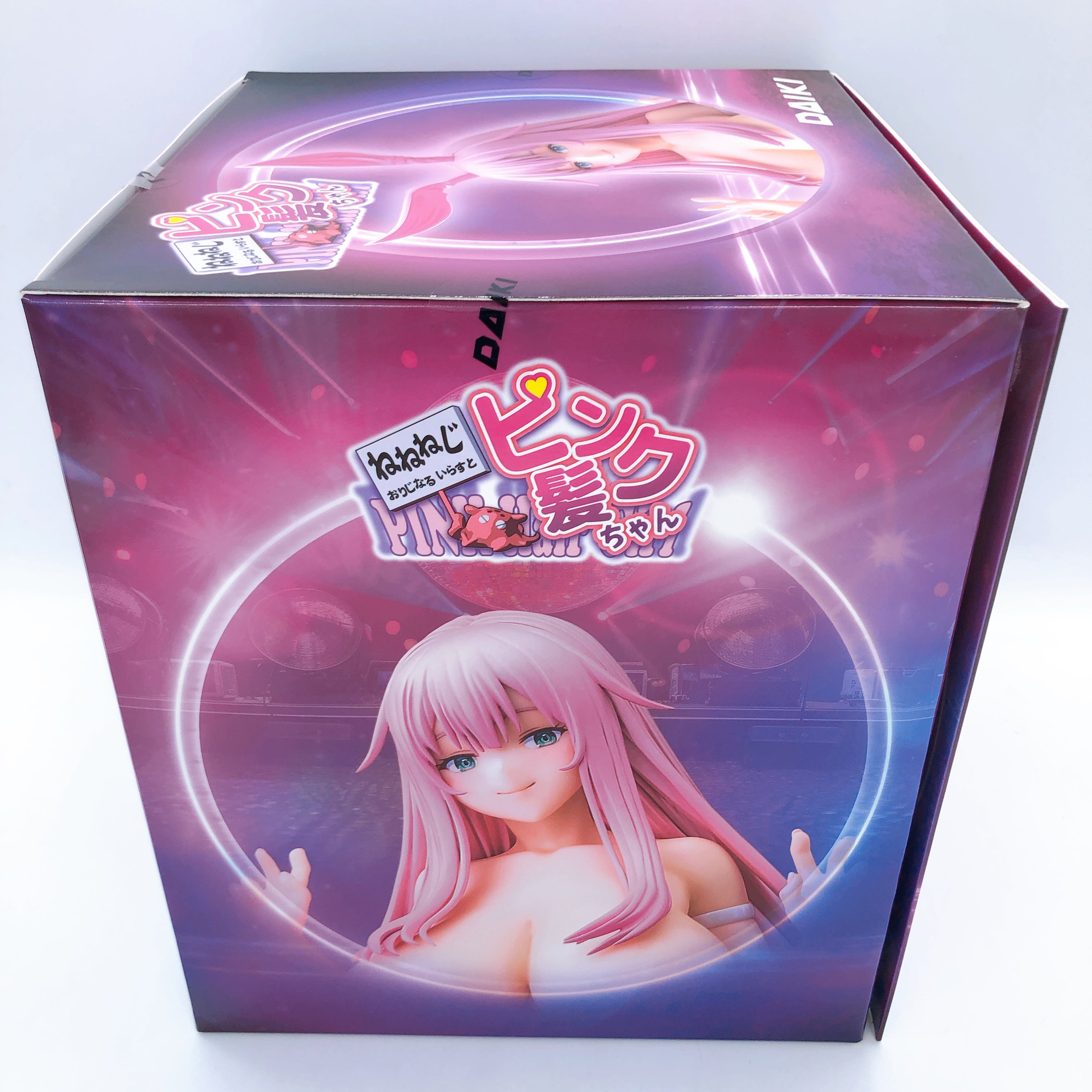 DAIKI Pink Hair-chan Neneneg Original Illustration 1/5.5 Scale Bunny Figure NEW