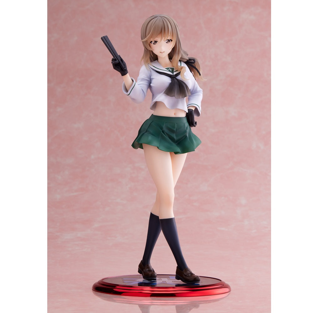 Girls und Panzer Chiyo Shimada Oarai Girls 1/7 Scale Figure WAVE Japan AUTHENTIC