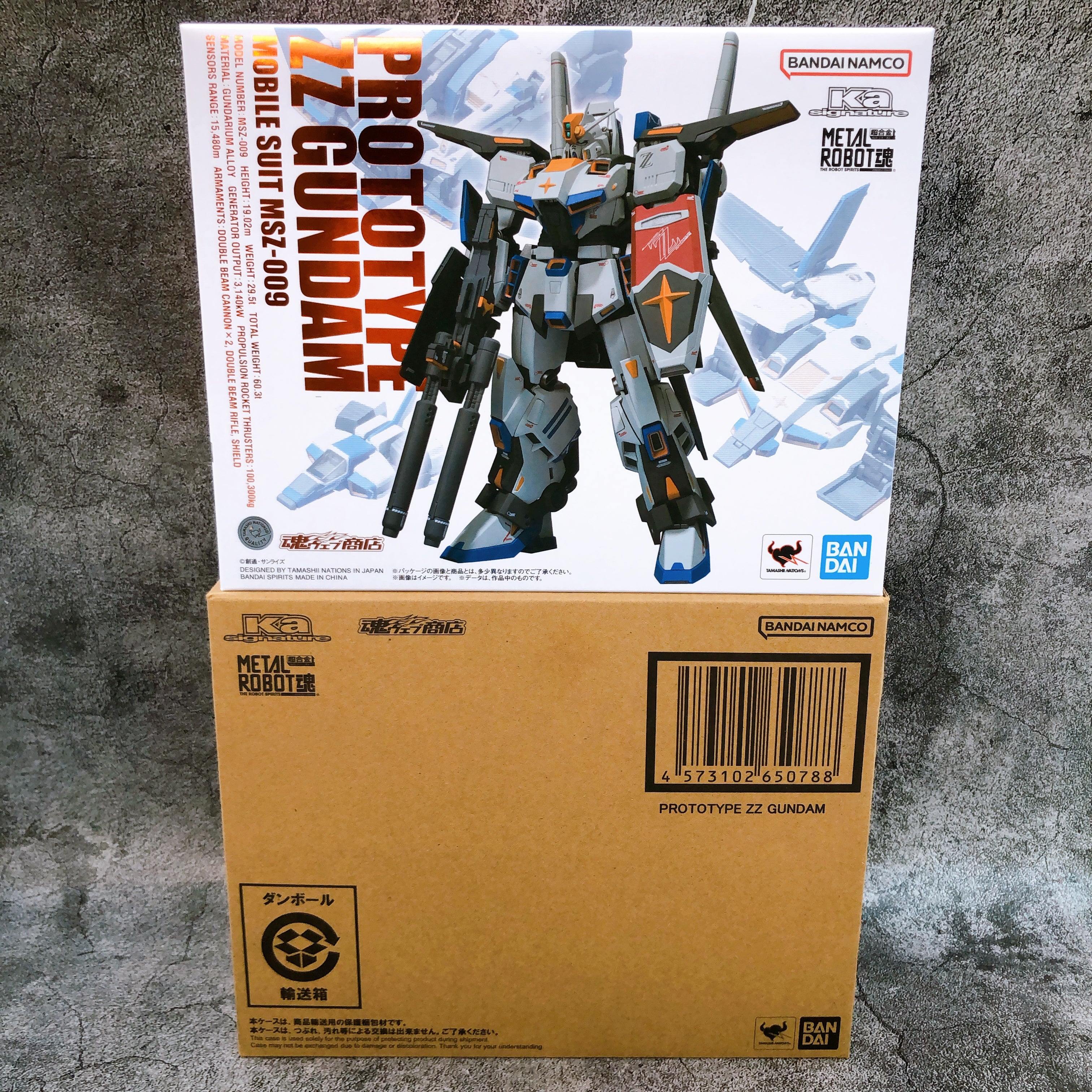 Metal Robot Spirits Prototype ZZ Gundam MSZ-009 Ka Signature Figure Bandai NEW