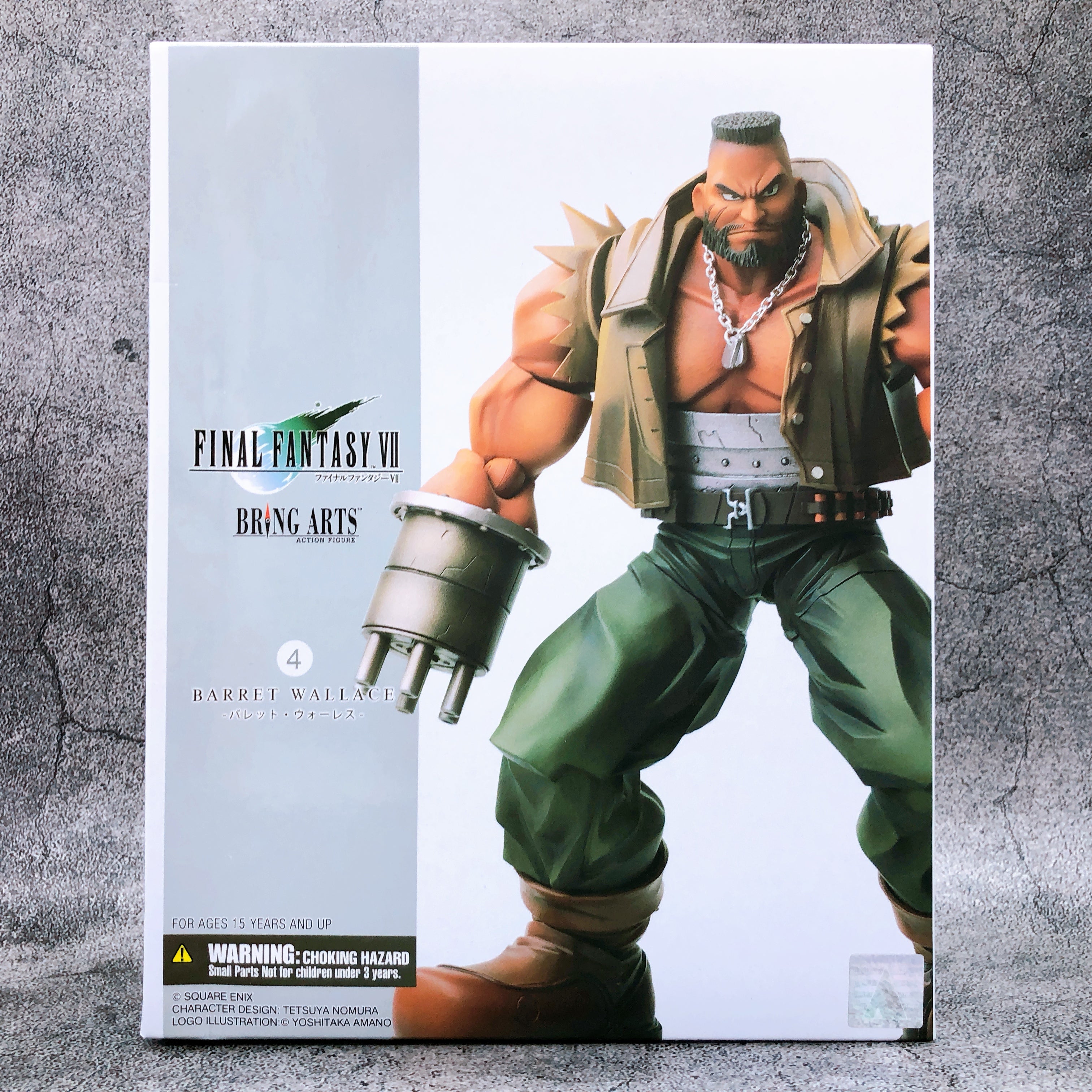 Bring Arts Final Fantasy VII Barret Wallace Action Figure Square Enix NEW