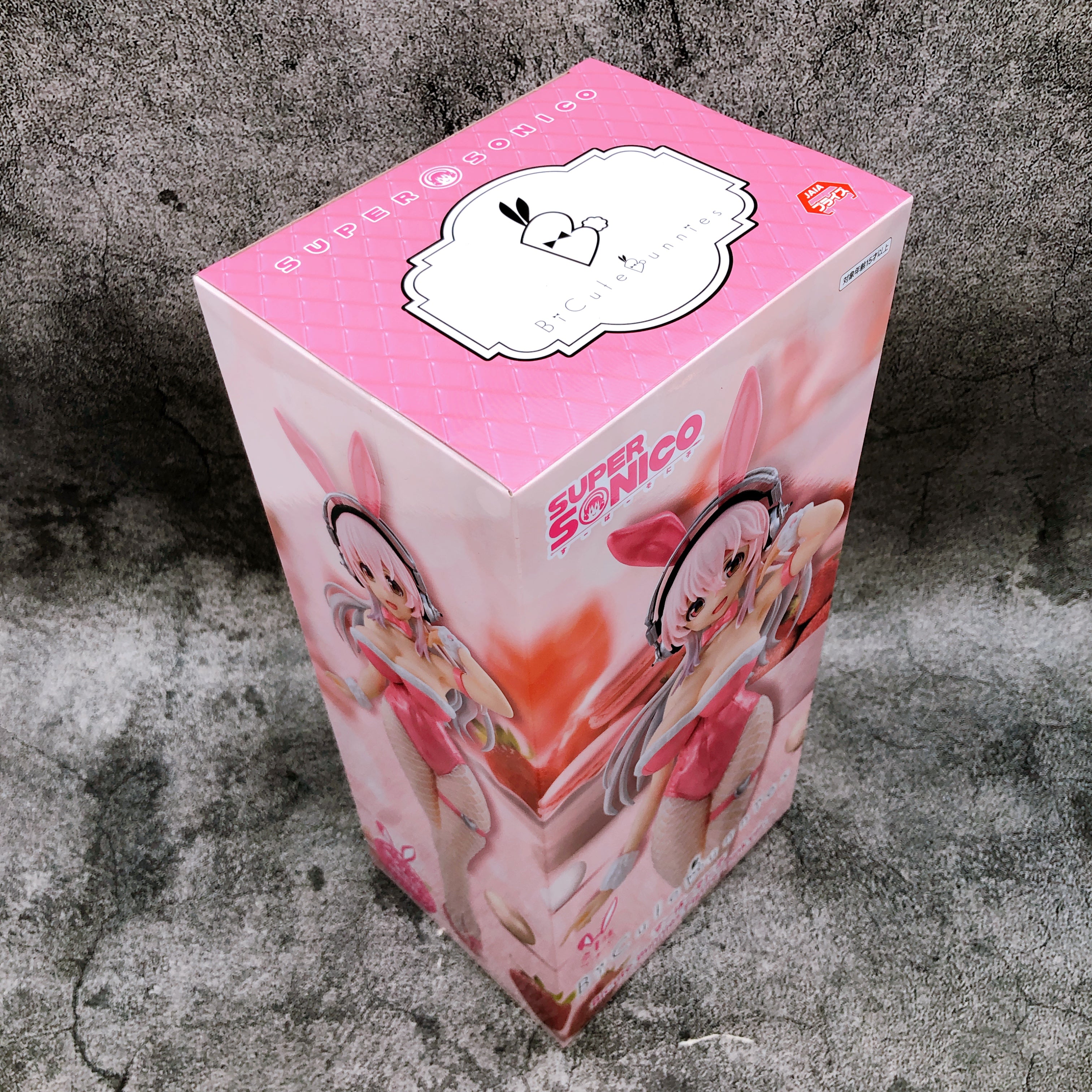 Super Sonico Pink ver. BiCute Bunnies Figure FuRyu Japan Sealed NEW