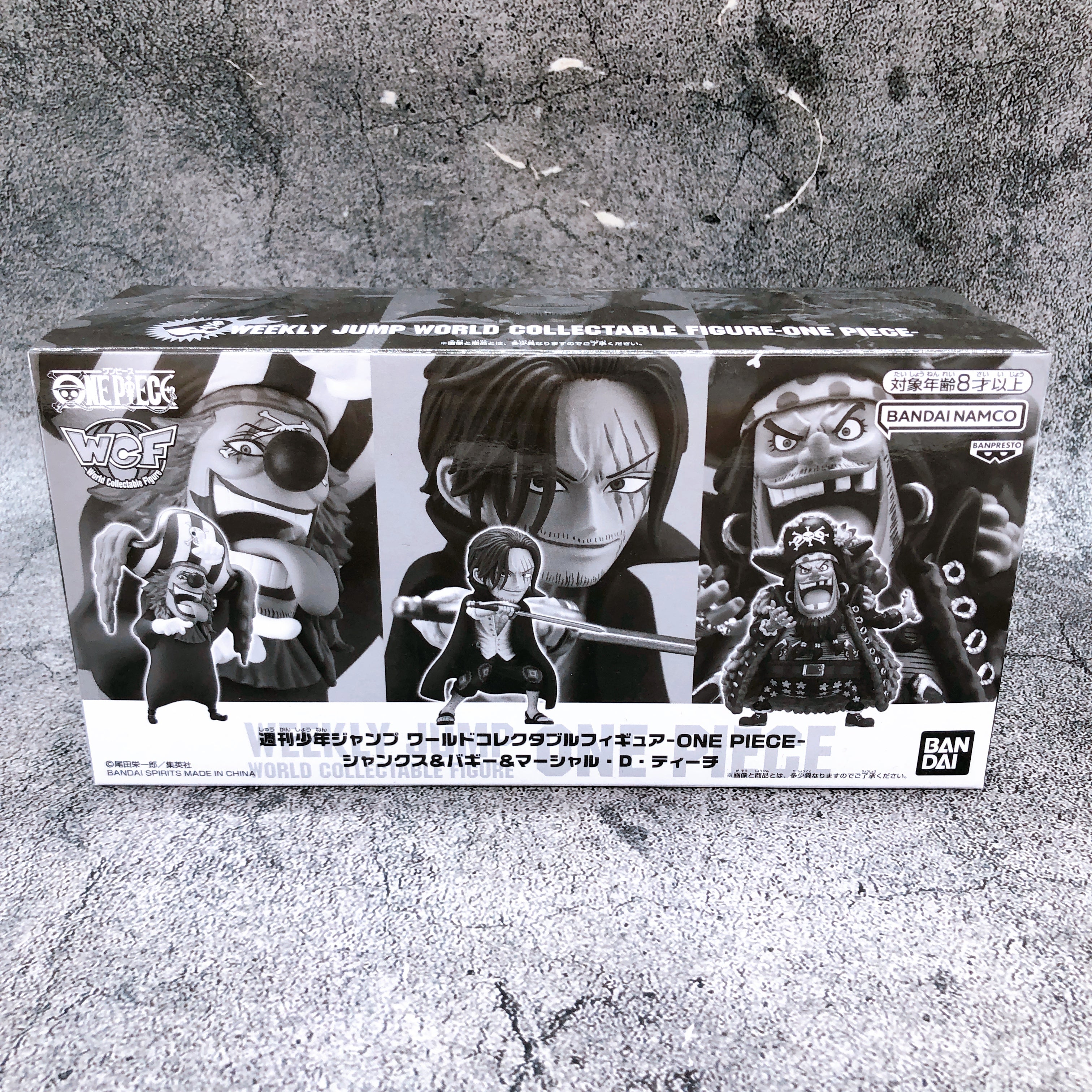 One Piece Shanks & Buggy & Marshall D. Teach World Collectable Figure FASTSHIP