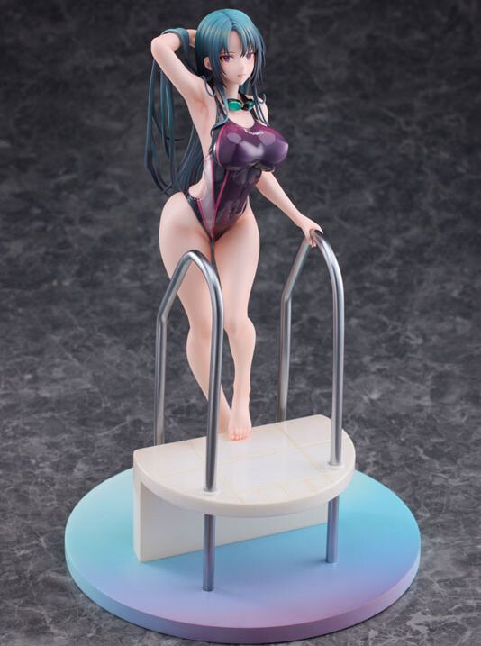 Kansaki Sakura Figure 1/6 Scale Painted PVC Swimsuit Lovely AUTHENTIC New Japan