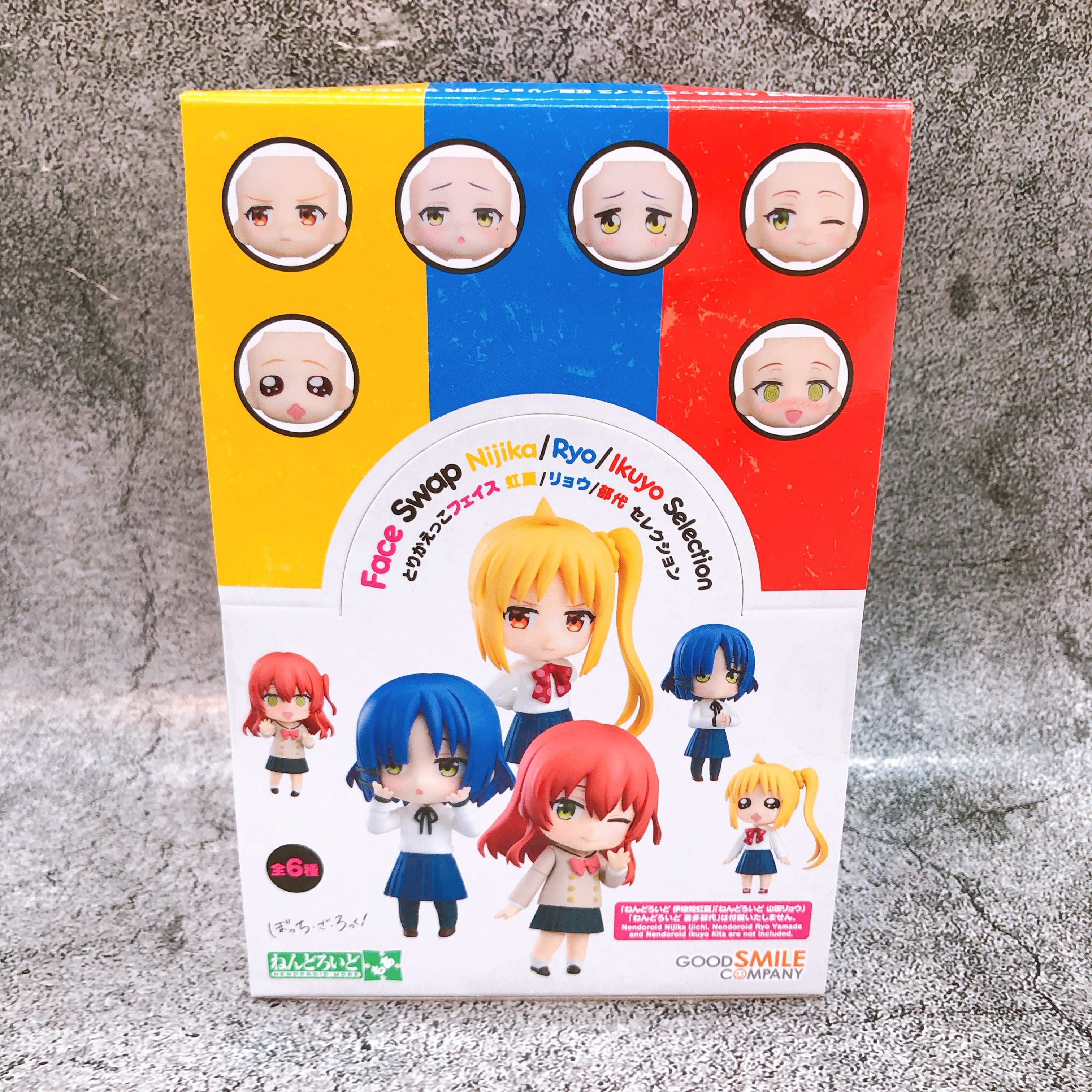 Bocchi the Rock! Nendoroid More Swap Faces Nijika Ryo Ikuyo Selection SET of 6