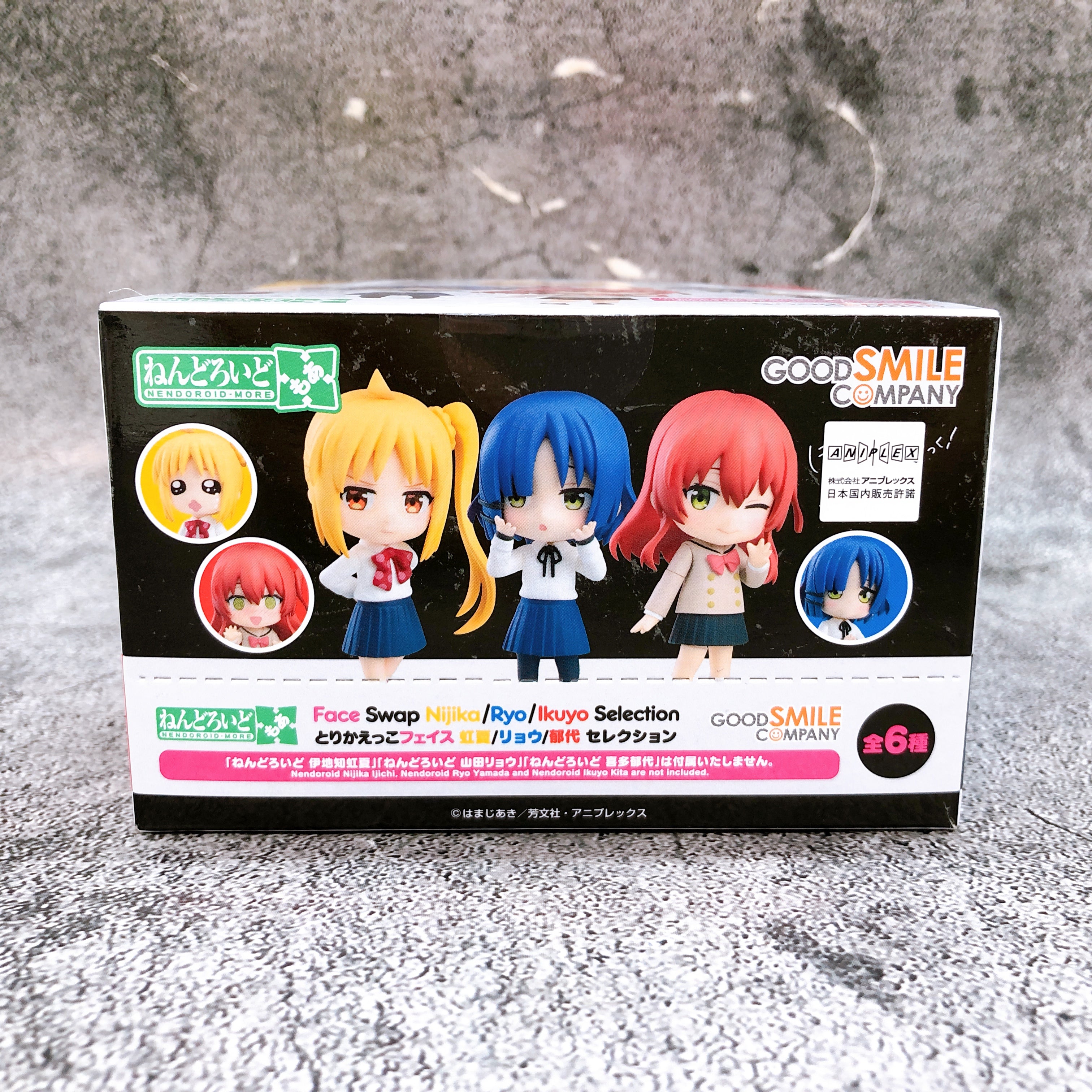 Bocchi the Rock! Nendoroid More Swap Faces Nijika Ryo Ikuyo Selection SET of 6