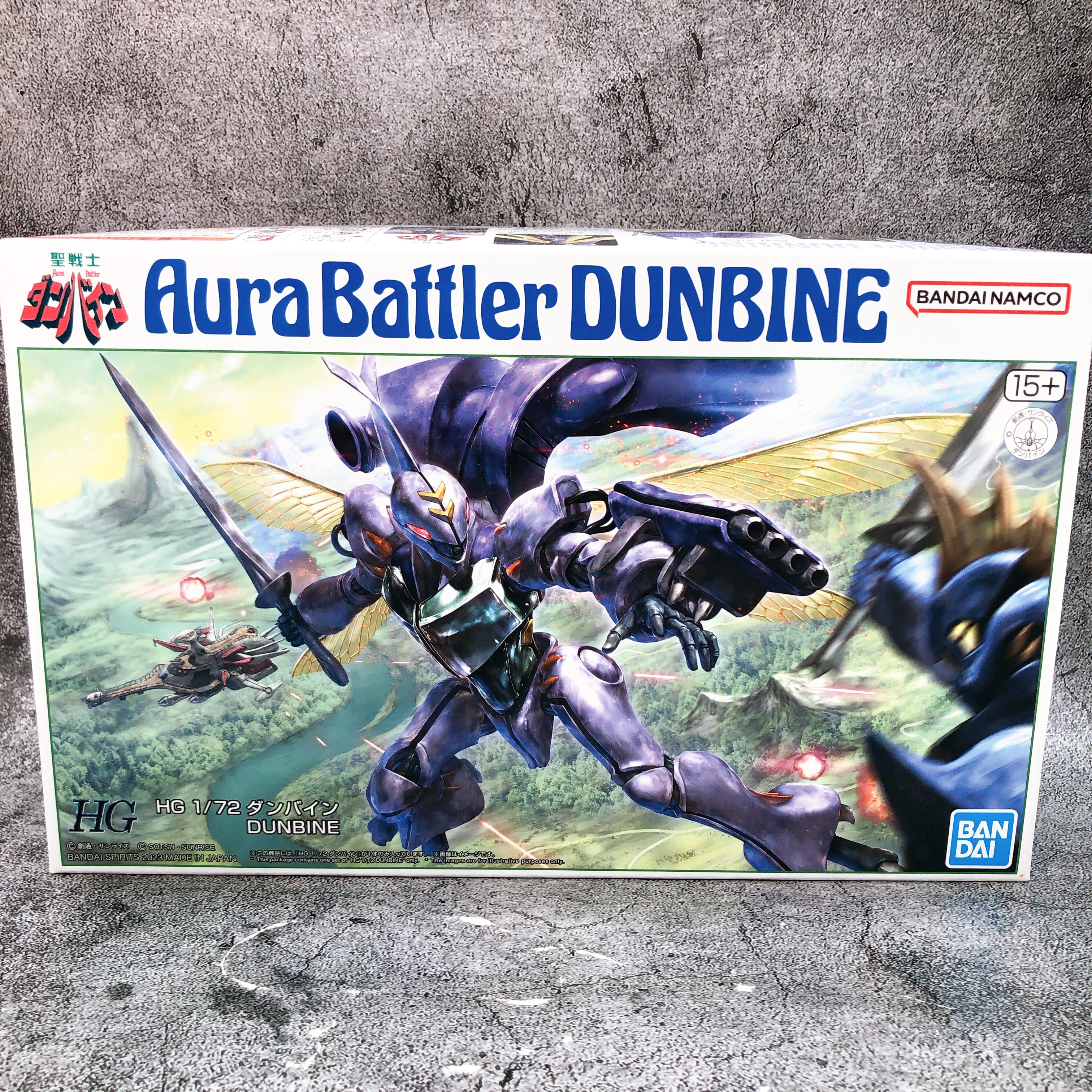 HG 1/72 Aura Battler Dunbine Plastic Model Kit Premium Bandai Japan NEW FASTSHIP