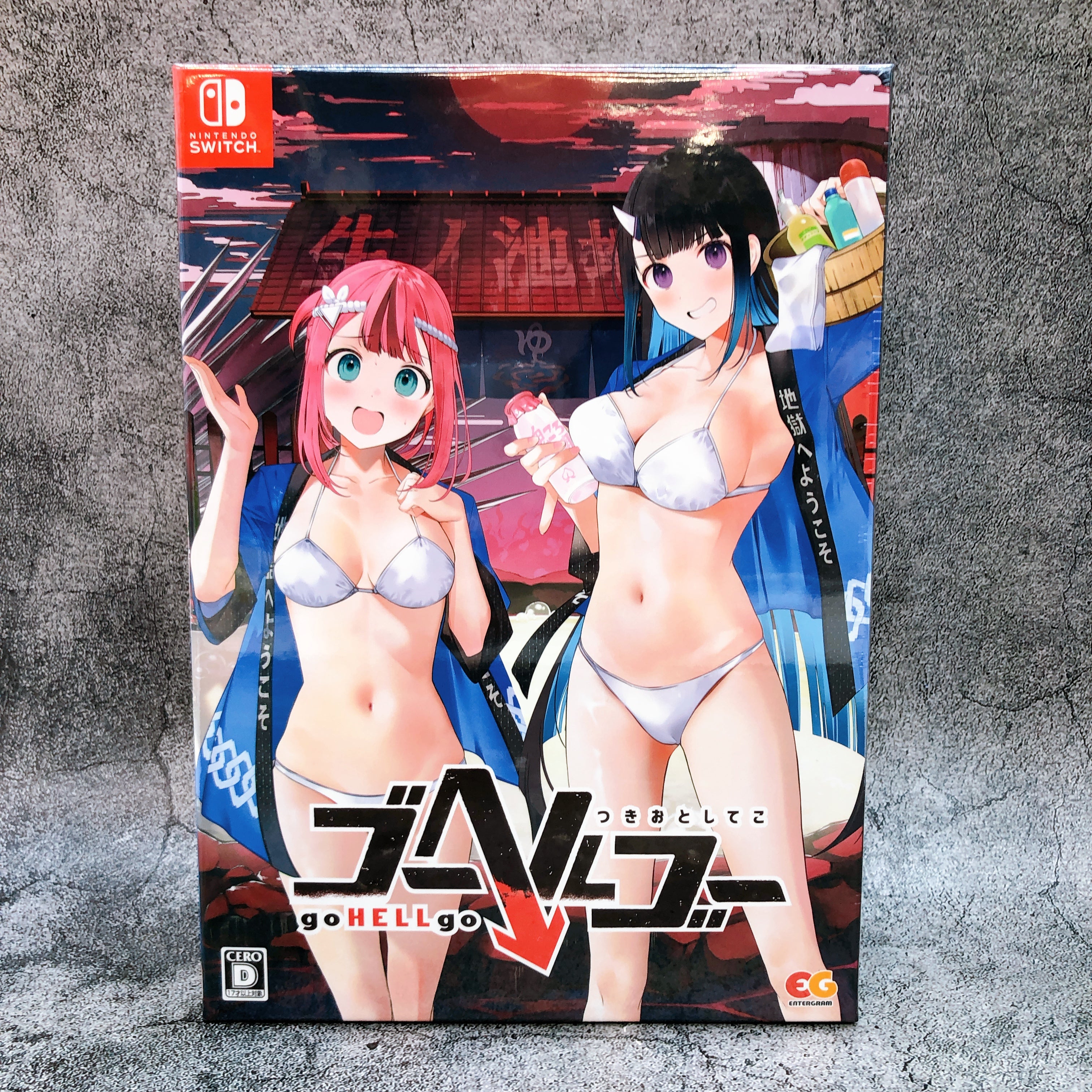 Nintendo Switch go HELL go Tsukiotoshiteko Limited Edition NS Japan Game Sealed
