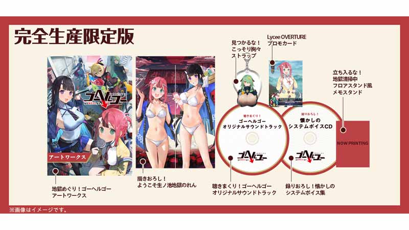 Nintendo Switch go HELL go Tsukiotoshiteko Limited Edition NS Japan Game Sealed