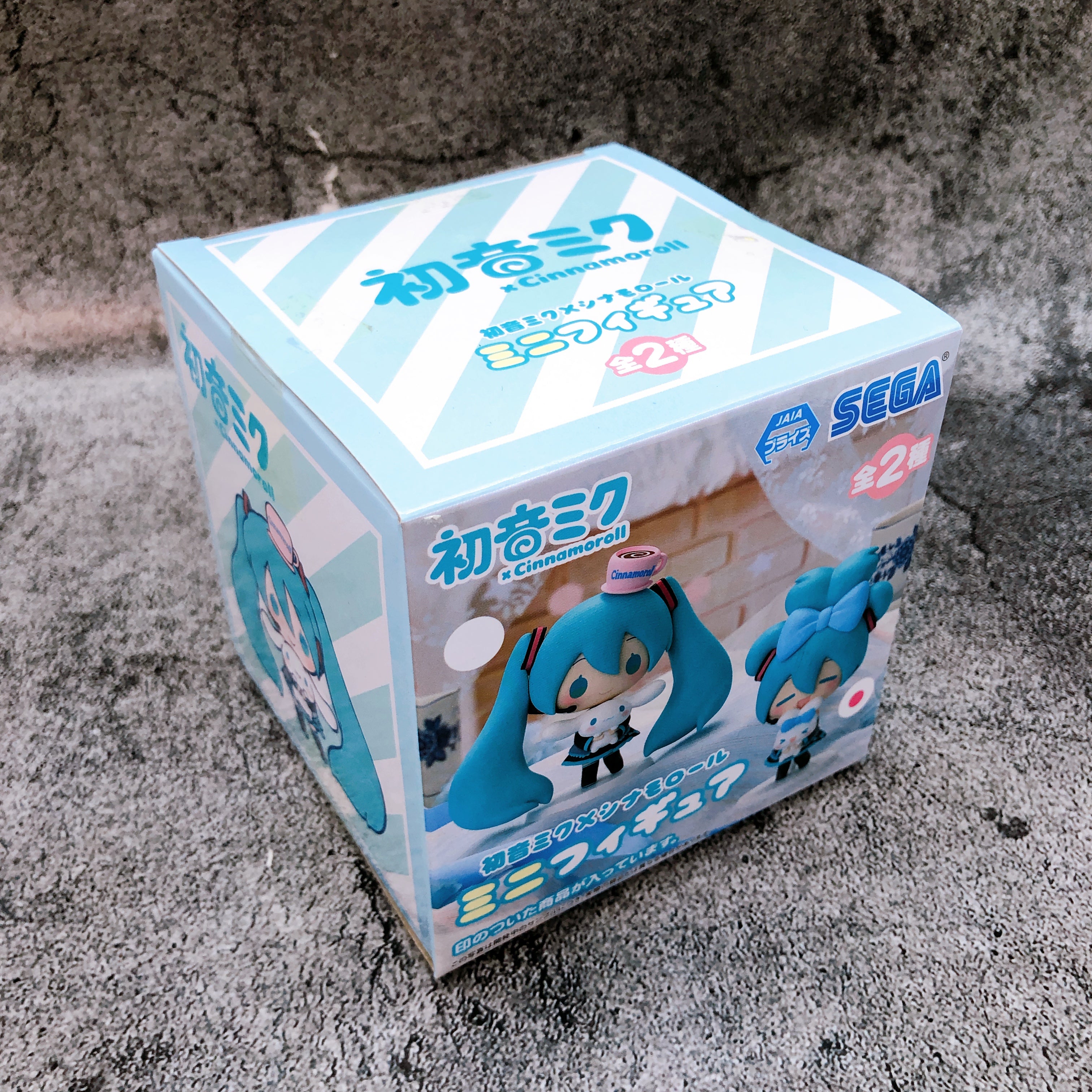 Hatsune Miku Hair Buns X Cinnamoroll Mini Figure SEGA Japan AUTHENTIC NEW 15+