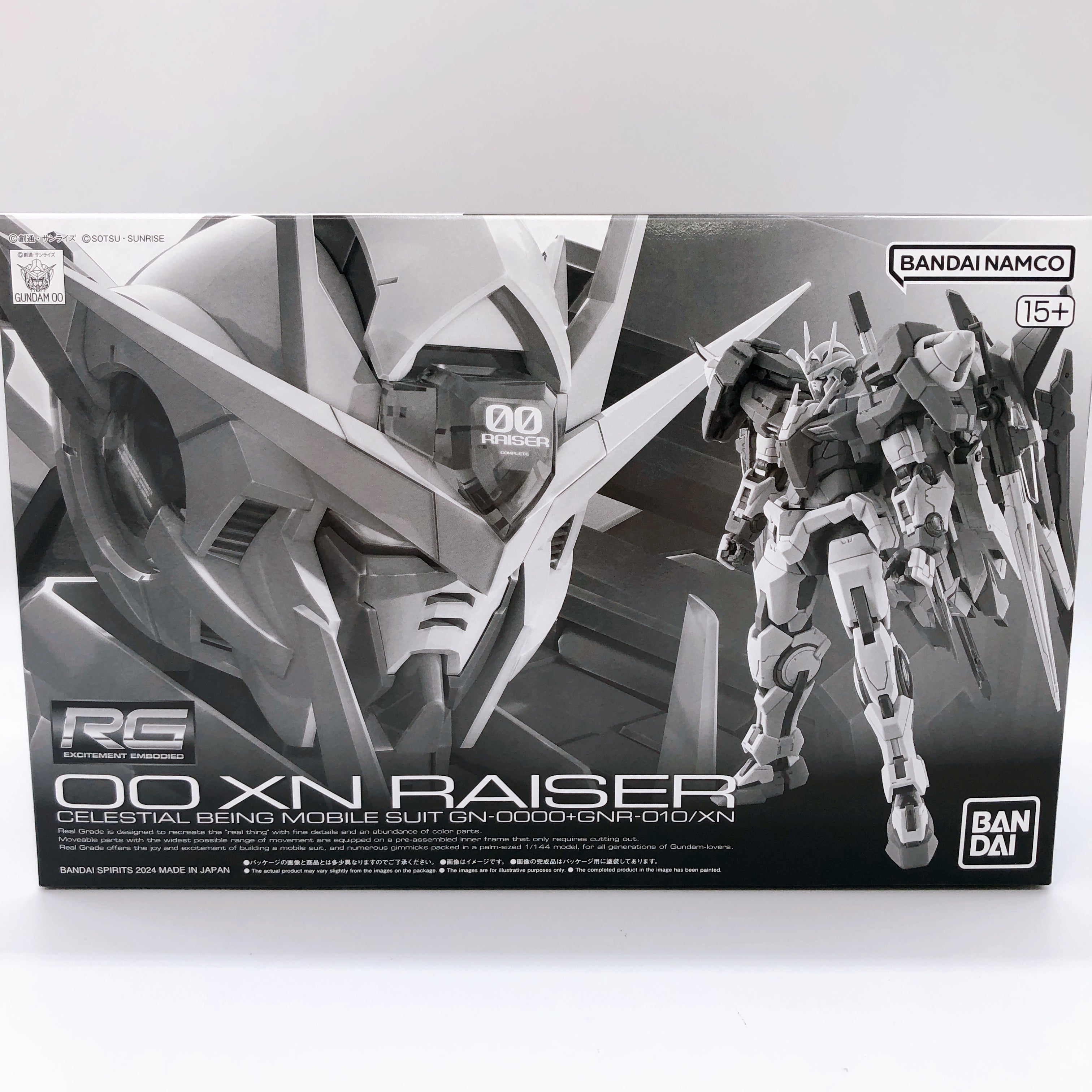 RG 1/144 00 XN Raiser Gundam Gunpla Model Kit Premium Bandai Japan NEW FASTSHIP