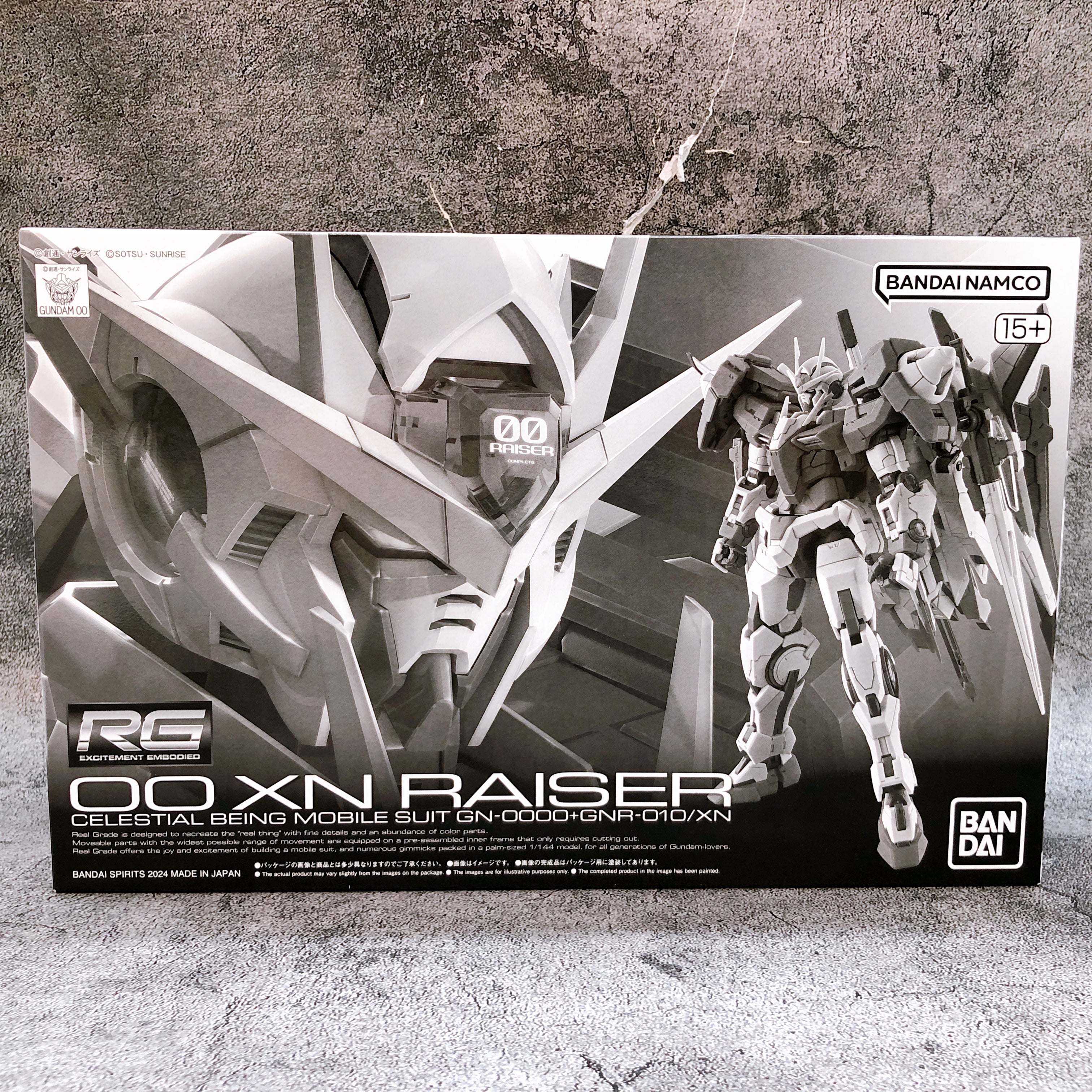 RG 1/144 00 XN Raiser Gundam Gunpla Model Kit Premium Bandai Japan NEW FASTSHIP