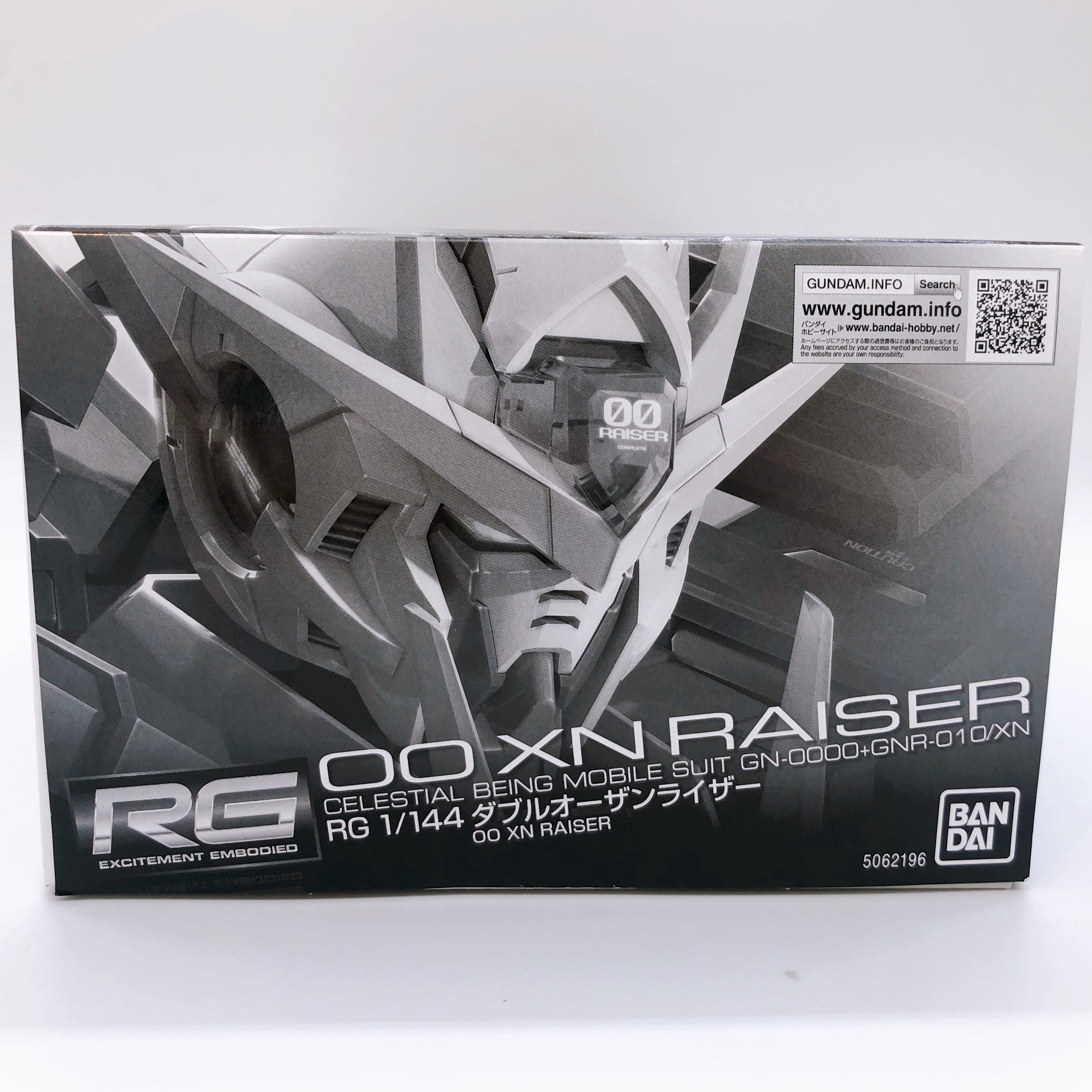RG 1/144 00 XN Raiser Gundam Gunpla Model Kit Premium Bandai Japan NEW FASTSHIP