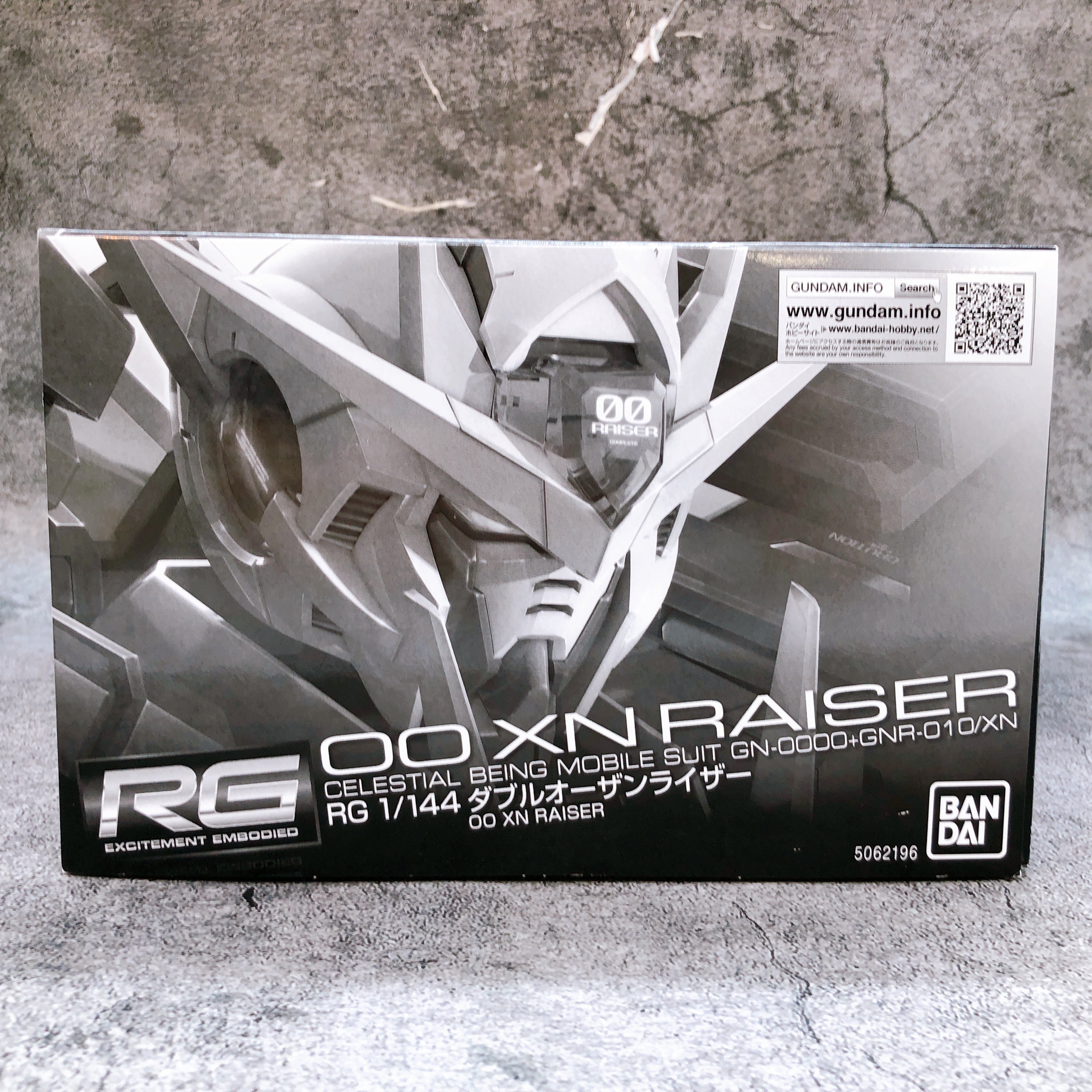 RG 1/144 00 XN Raiser Gundam Gunpla Model Kit Premium Bandai Japan NEW FASTSHIP