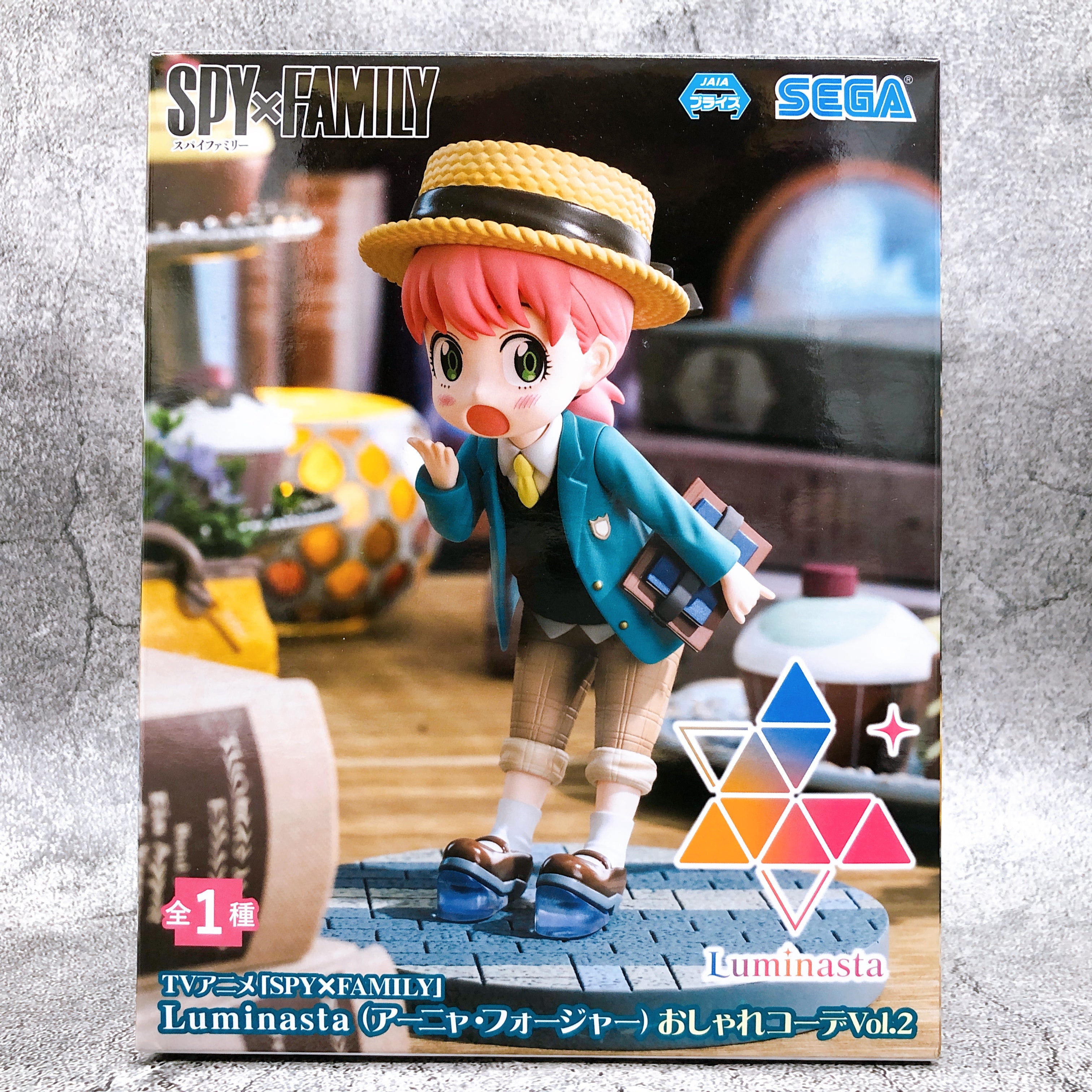 SPY X FAMILY Anya Forger Fashionable CoordinationVol.2 Luminasta Figure SEGA