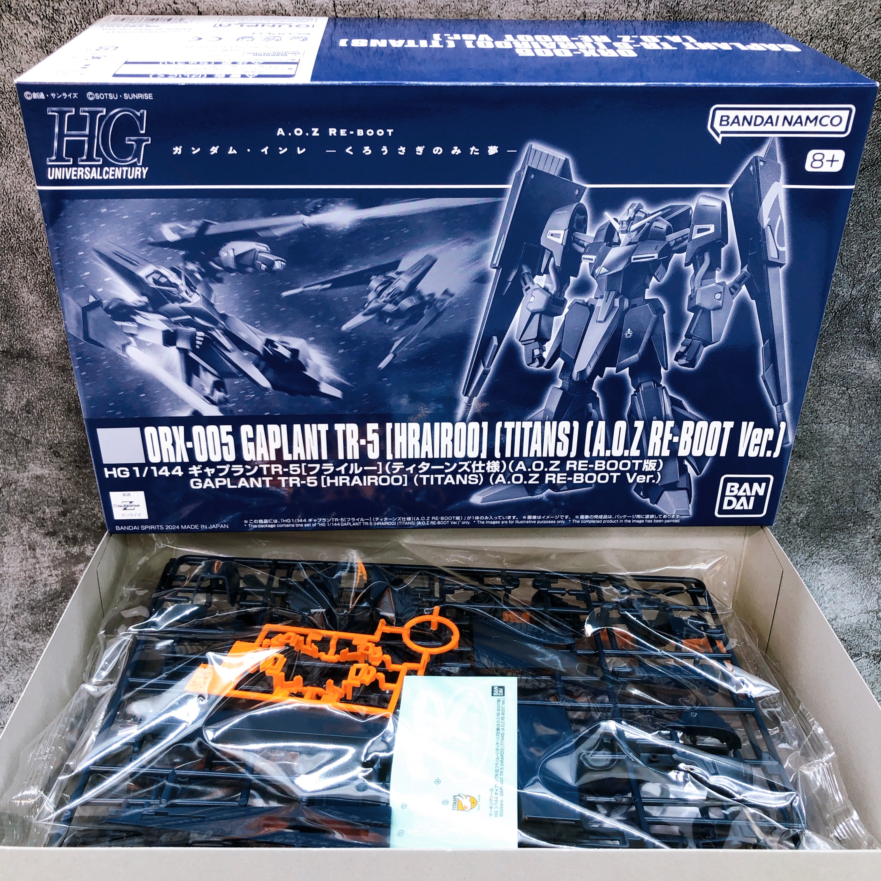 HG 1/144 Gaplant TR-5 Hrairoo Titans A.O.Z Re-Boot Ver Kit Premium Bandai NEW