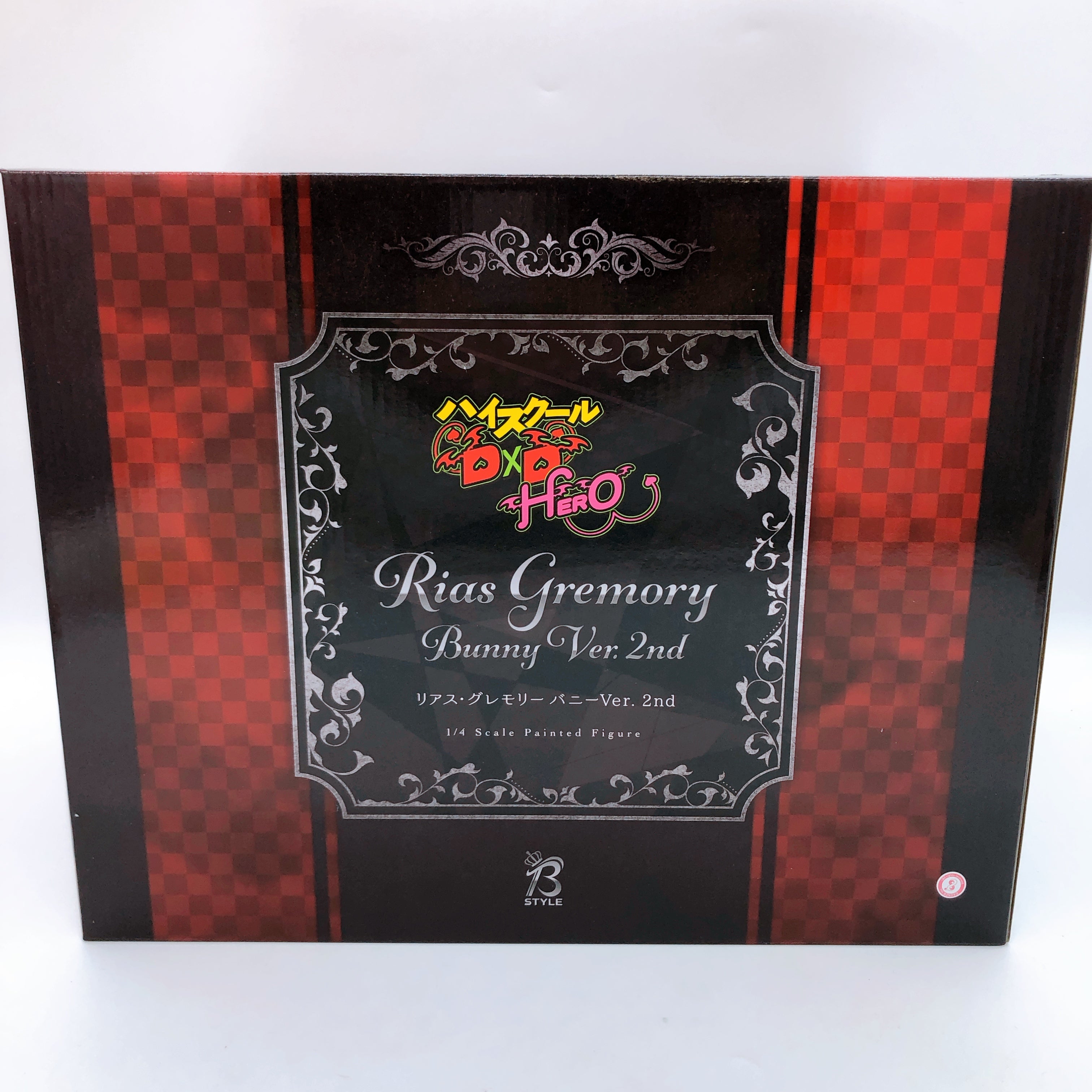 High School DxD Rias Gremory Bunny Ver 2nd 1/4 Scale Figure FREEing Japan Sealed