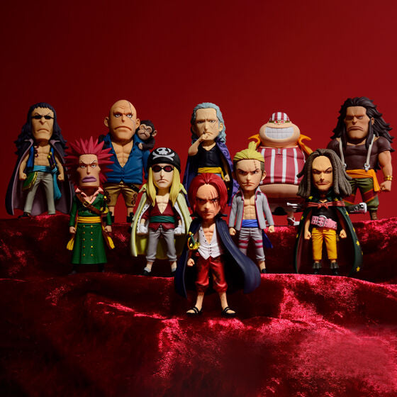 One Piece RED HAIR PIRATES set of 10 WCF World Collectable Figure Premium NEW