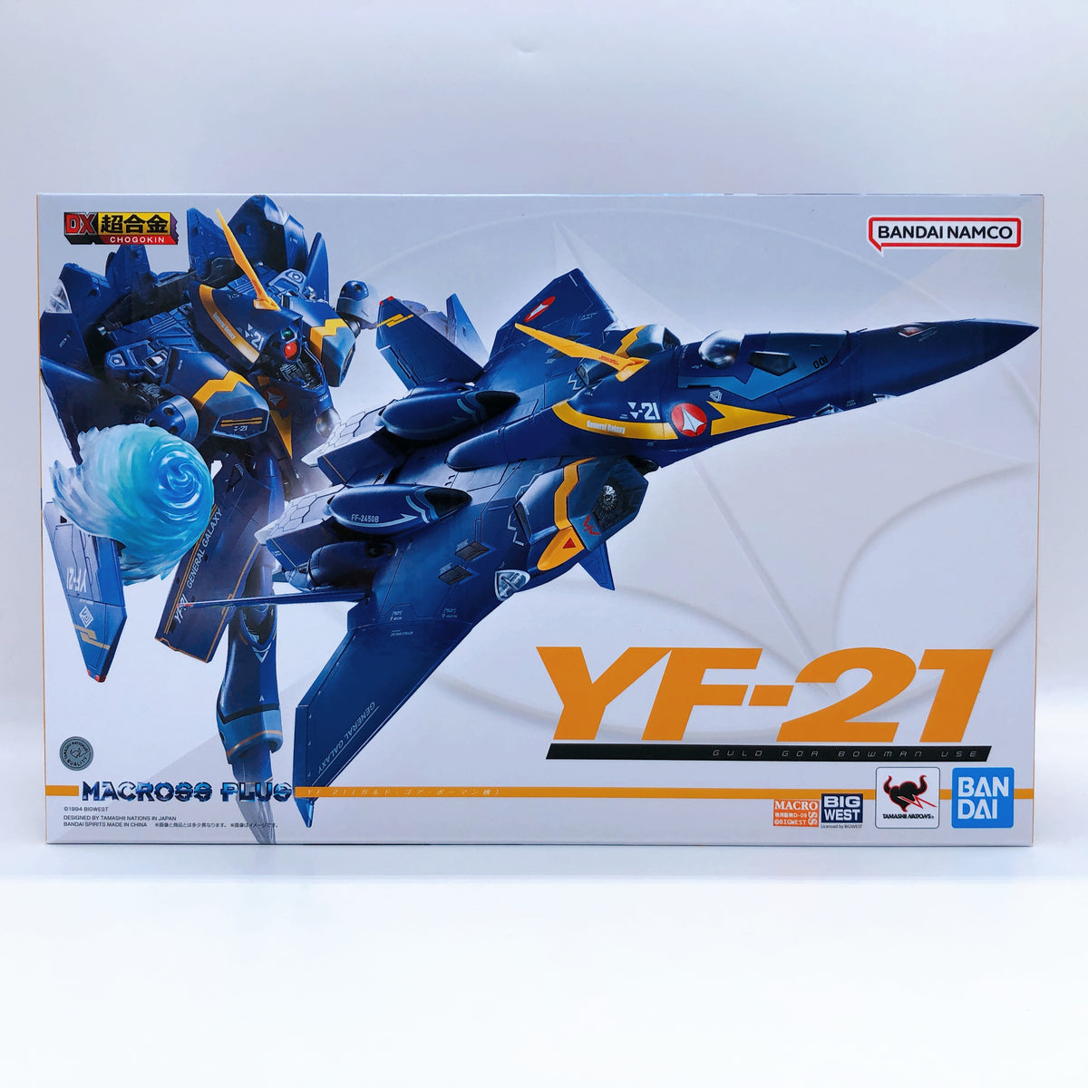 DX Chogokin Macross Plus YF-21 Guld Goa Bowman Use Action Figure Bandai Japan