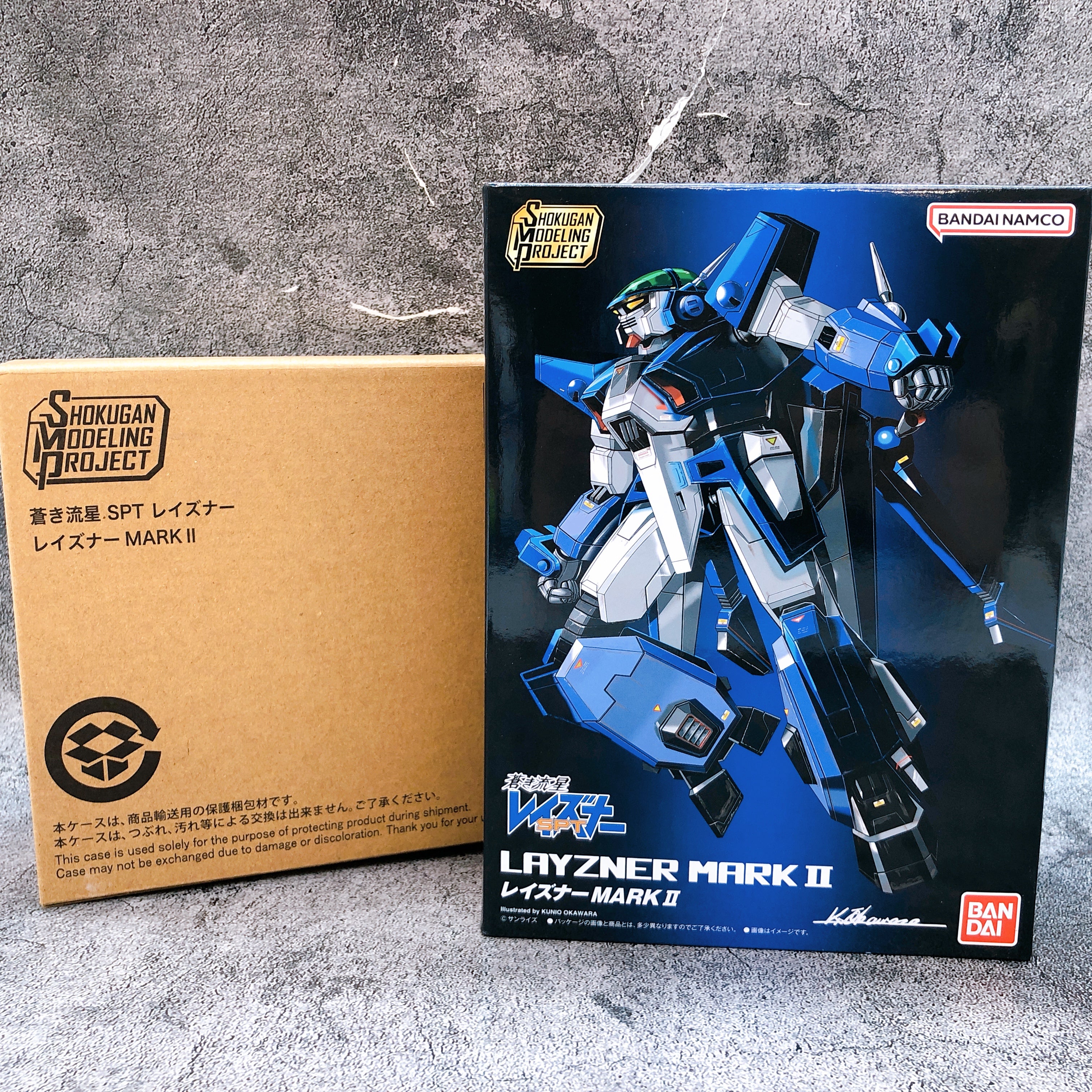 SMP Layzner Mark II Blue Comet SPT LAYZNER Shokugan Model Kit Premium Bandai NEW