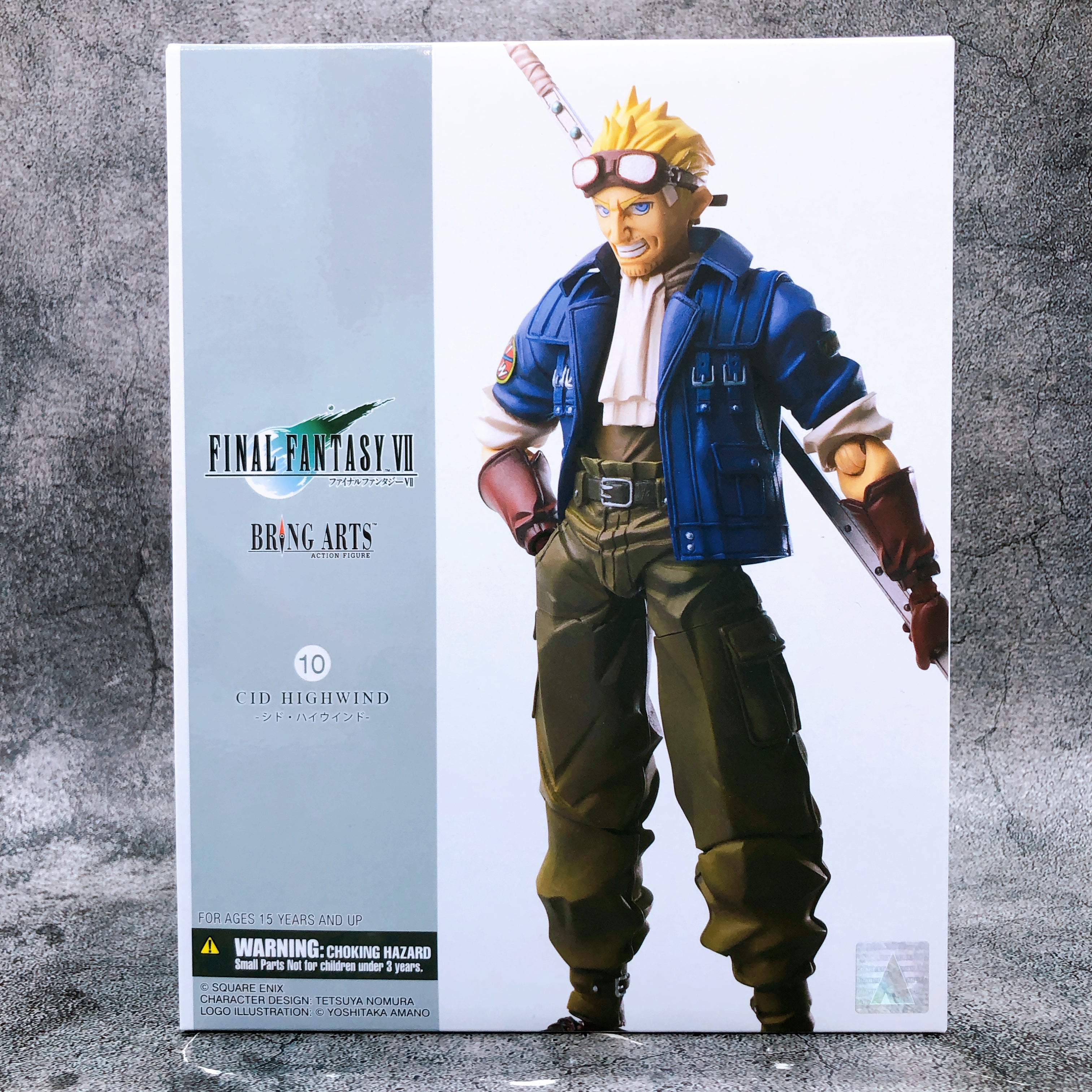 Bring Arts Final Fantasy VII Cid Highwind Action Figure Square Enix NEW
