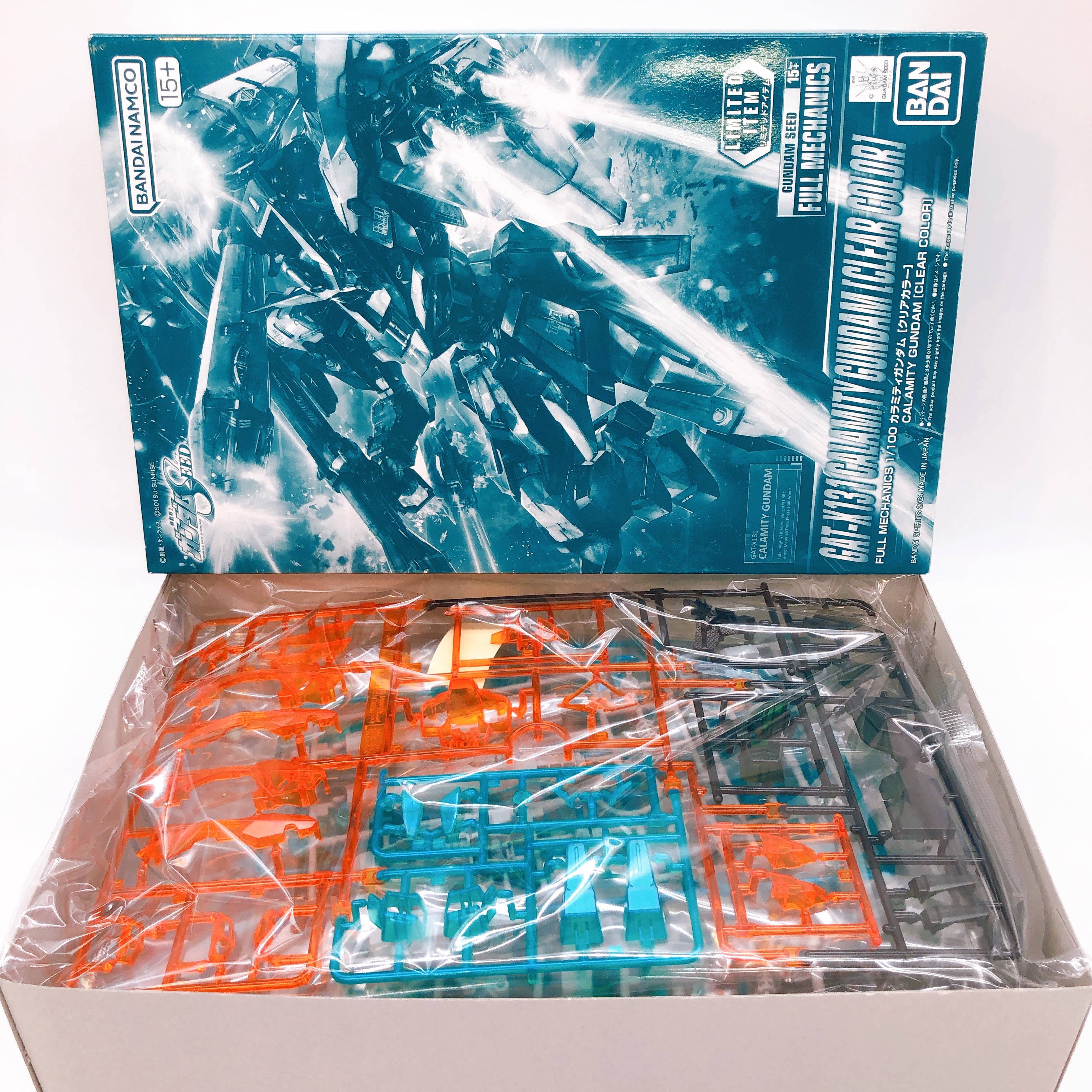 Full Mechanics 1/100 Calamity Gundam Clear Color Limited Model Kit Bandai NEW