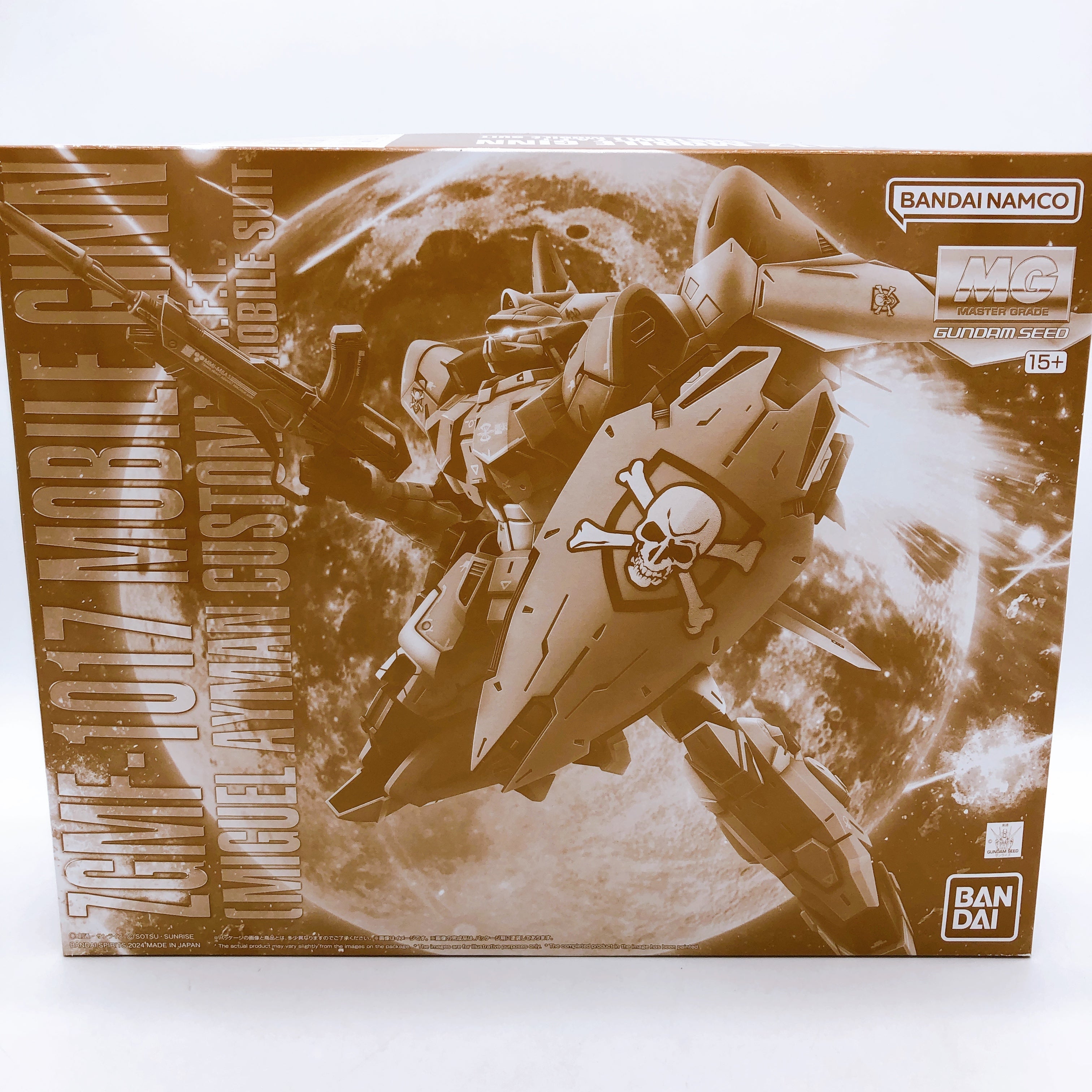 MG 1/100 Mobile Ginn Miguel Ayman Custom ZGMF-1017 Model Kit Premium Bandai NEW