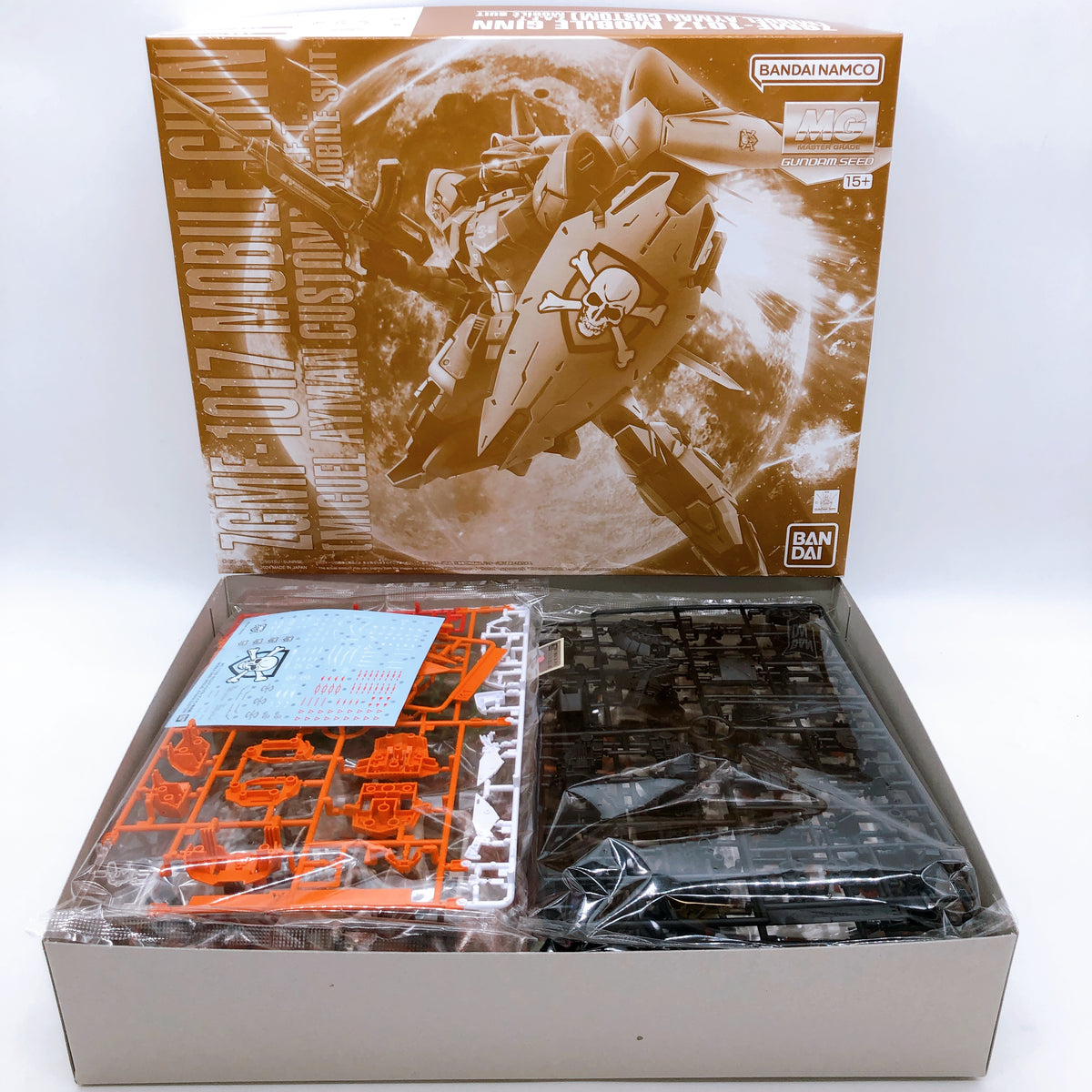 MG 1/100 Mobile Ginn Miguel Ayman Custom ZGMF-1017 Model Kit Premium Bandai NEW