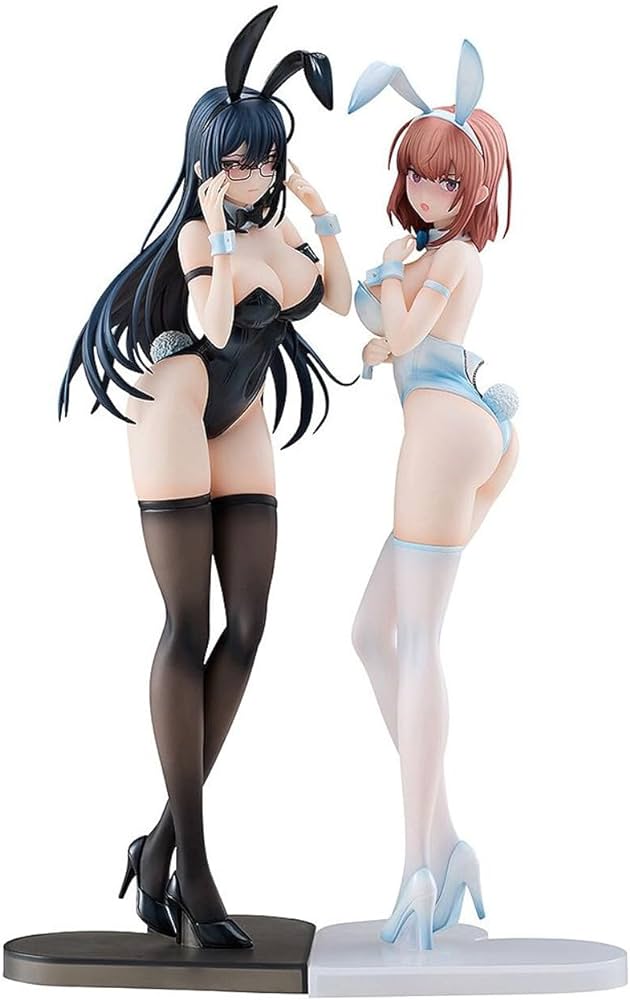 Ikomochi Black Bunny Aoi & White Bunny Natsume Limited Ver. 1/6 Figure ENSOUTOYS