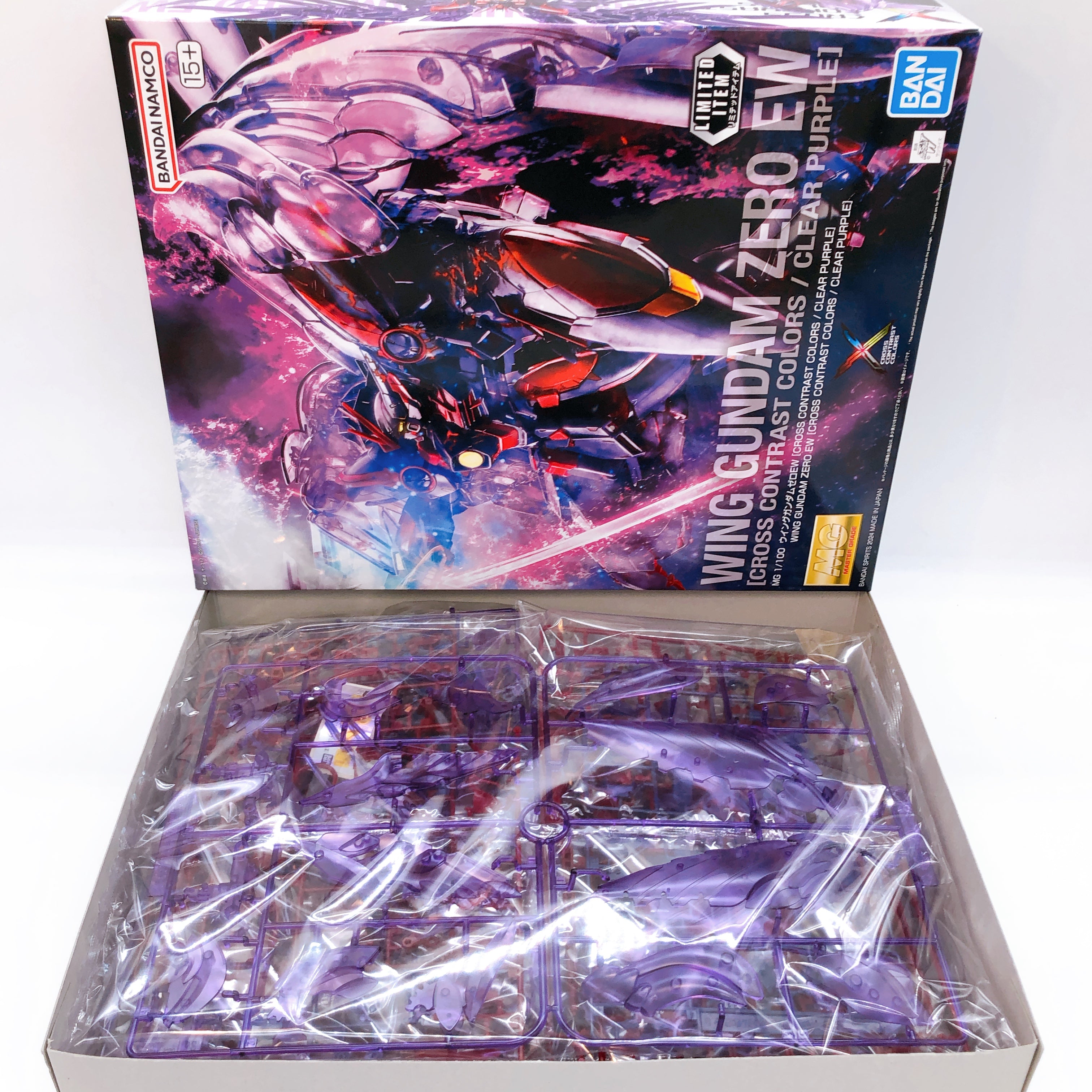 MG 1/100 Wing Gundam Zero EW Cross Contrast Colors Limited Model Kit Bandai NEW
