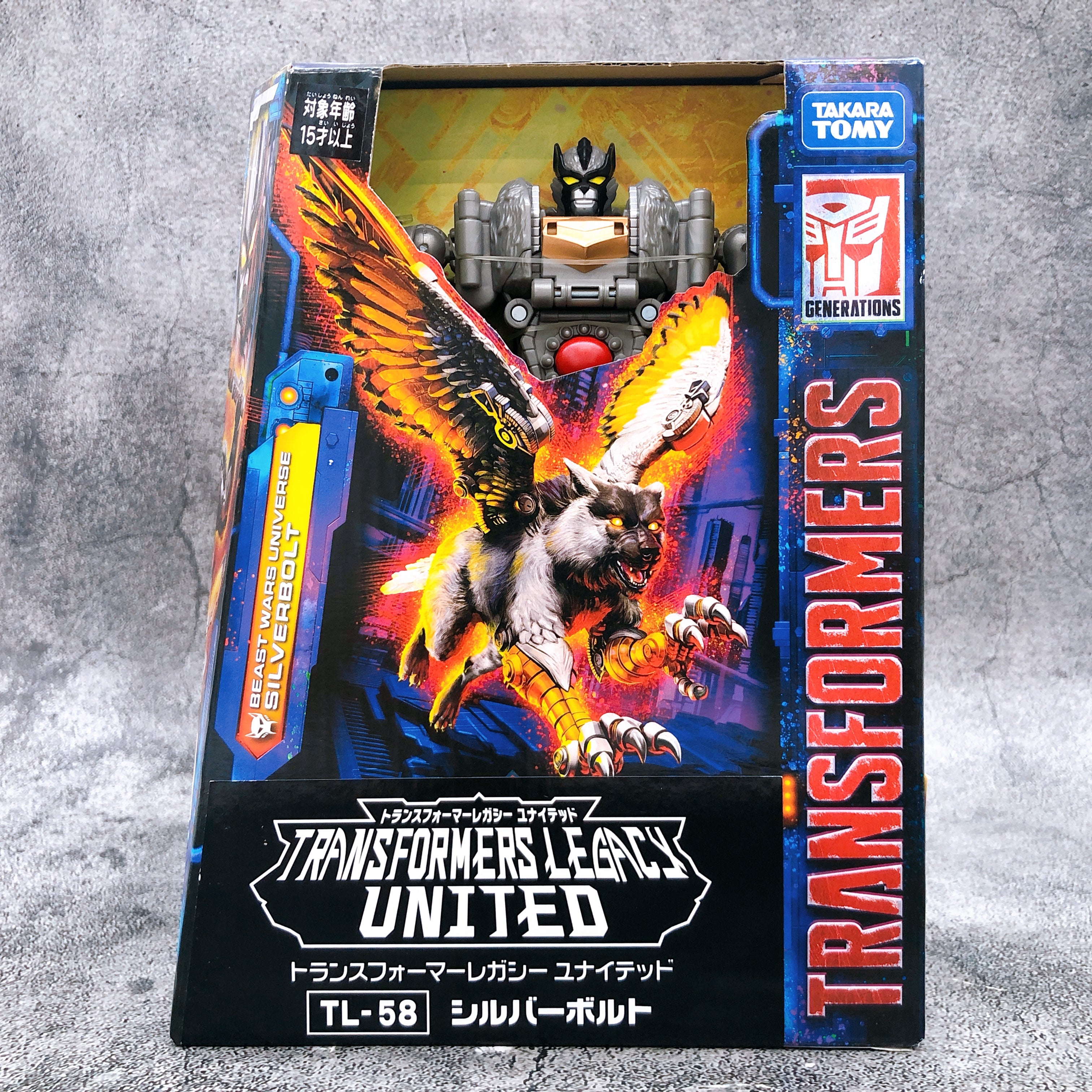 Transformers Legacy United TL-58 Silver Bolt TAKARA TOMY Action Figure NEW
