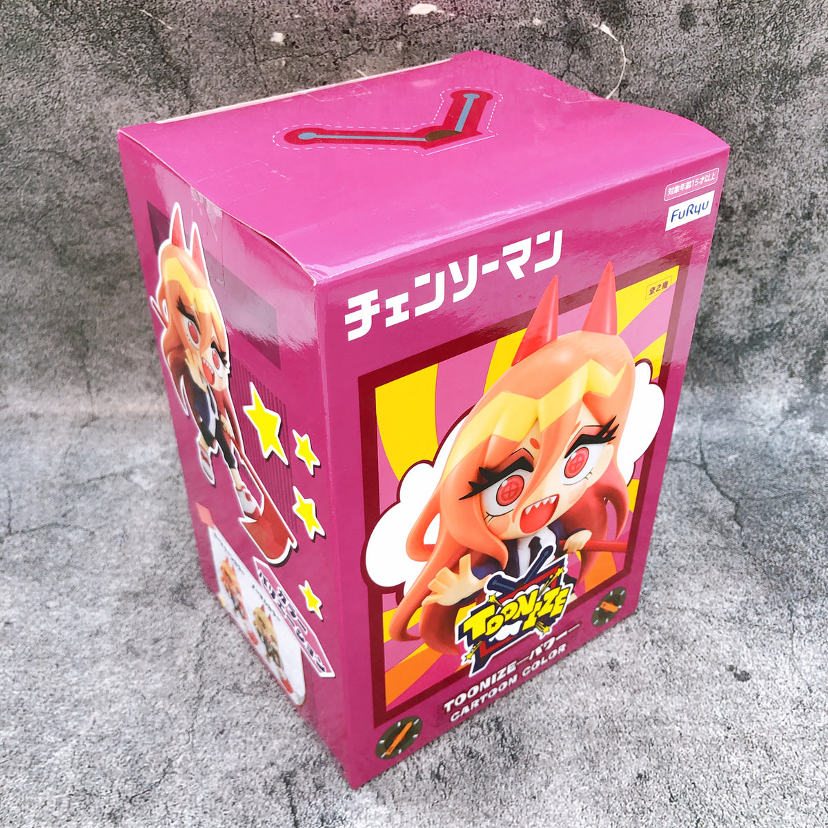 Chainsaw Man Power A Cartoon Color TOONIZE Figure FuRyu Japan AUTHENTIC +15