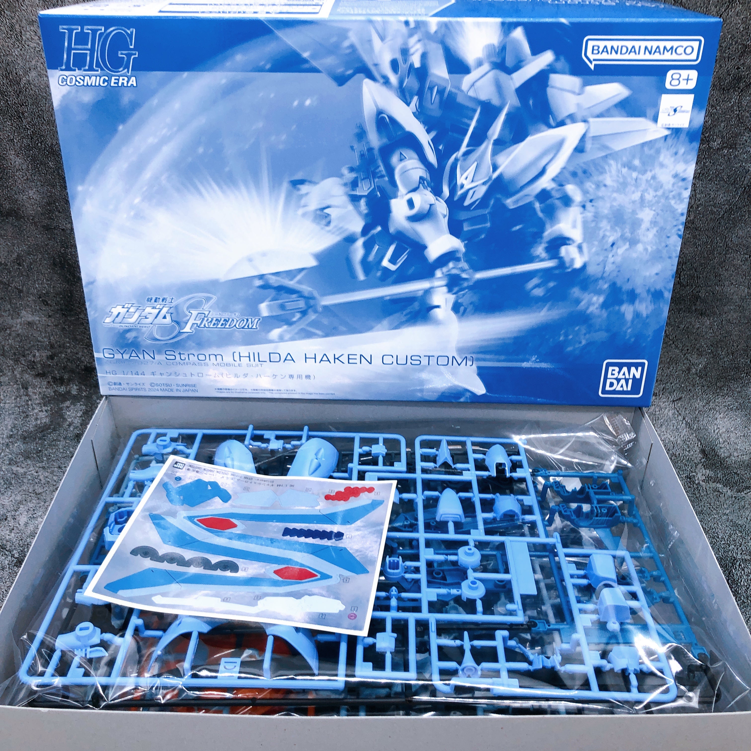 HG 1/144 GYAN Strom HILDA HAKEN CUSTOM Gundam SEED Model Kit Premium Bandai NEW