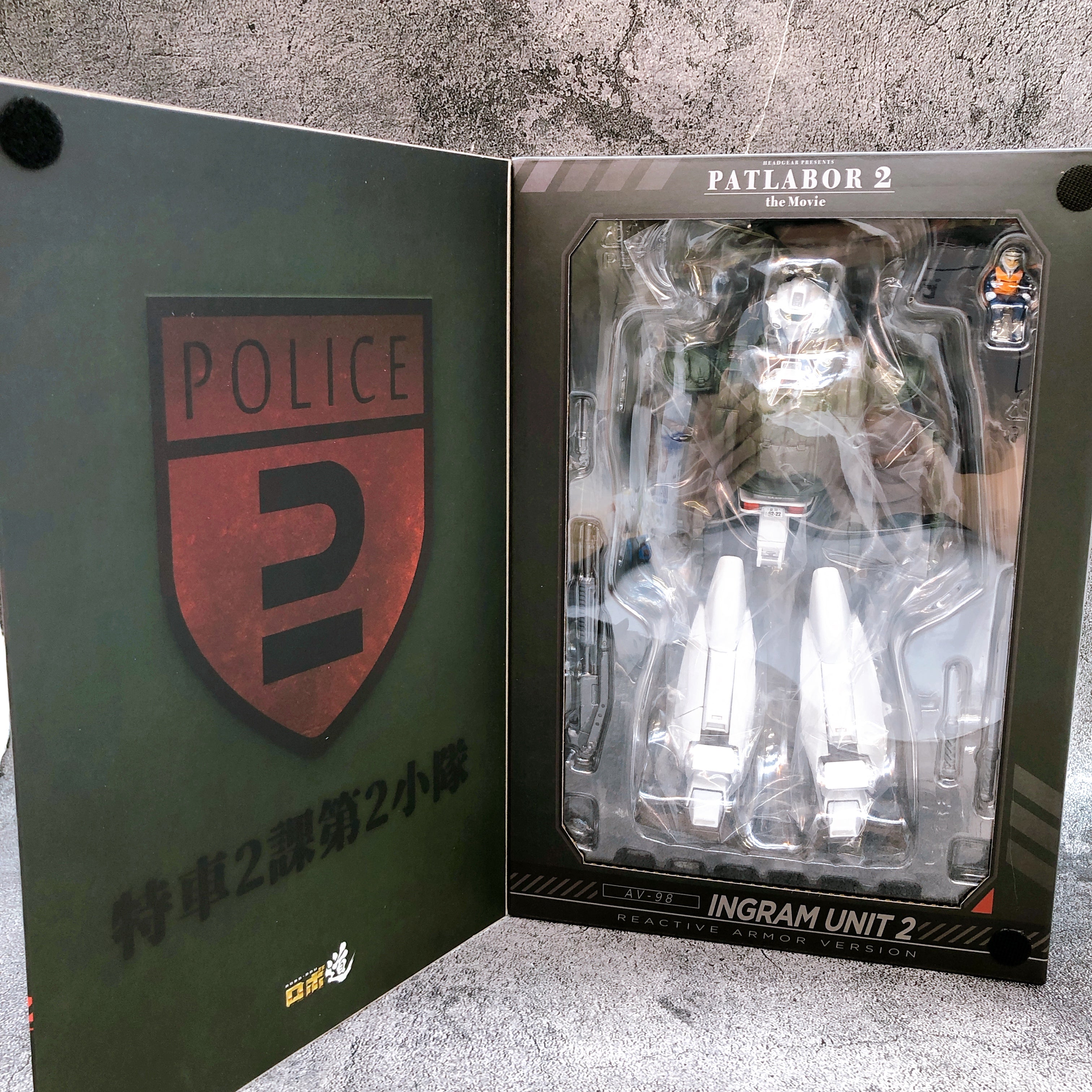 Patlabor Ingram Unit 2 Reactive Armor Ver. 1/35 Robo-Dou Action Figure Threezero