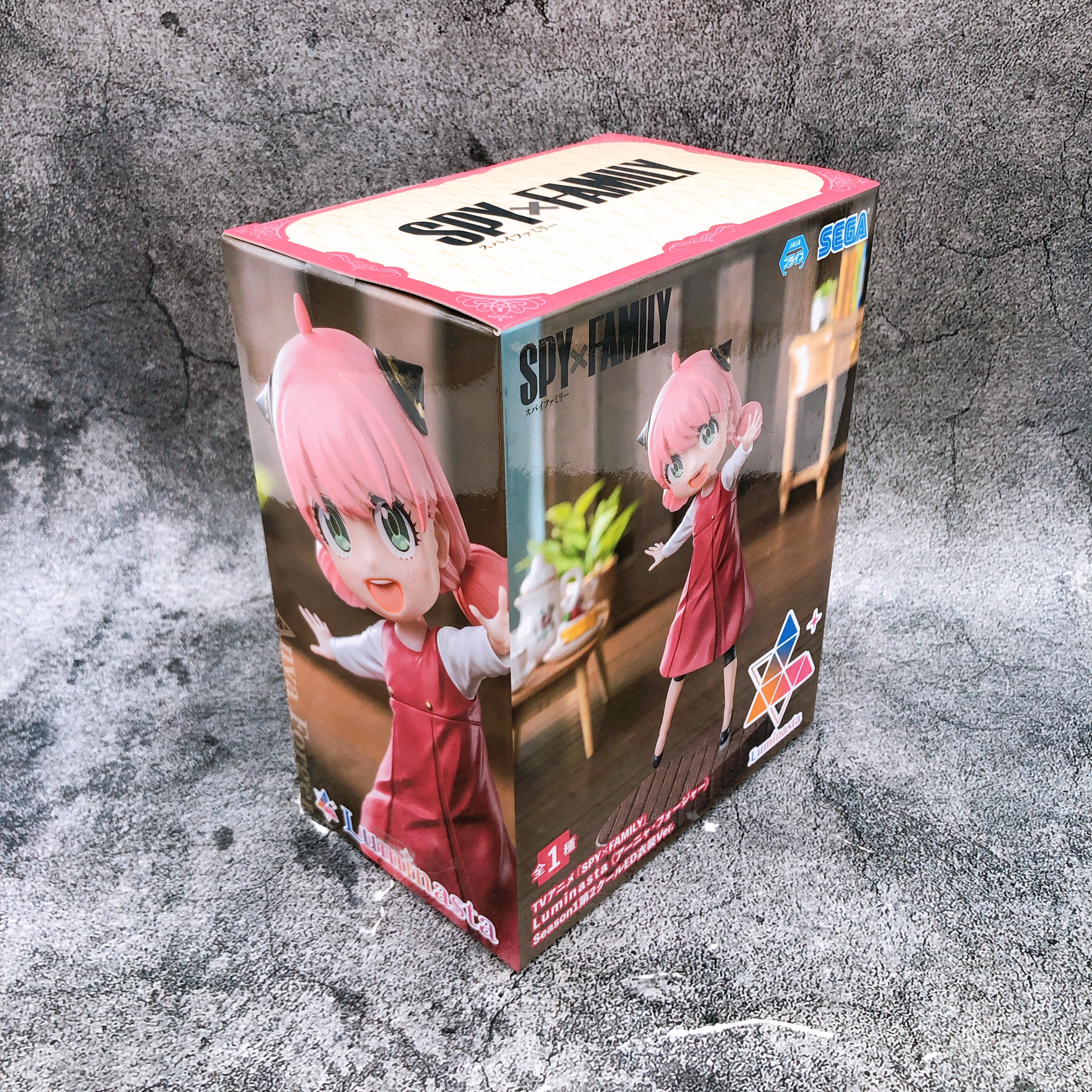 SPYXFAMILY  Anya Forger Season1 2nd Cool ED Costume Ver Luminasta Figure SEGA