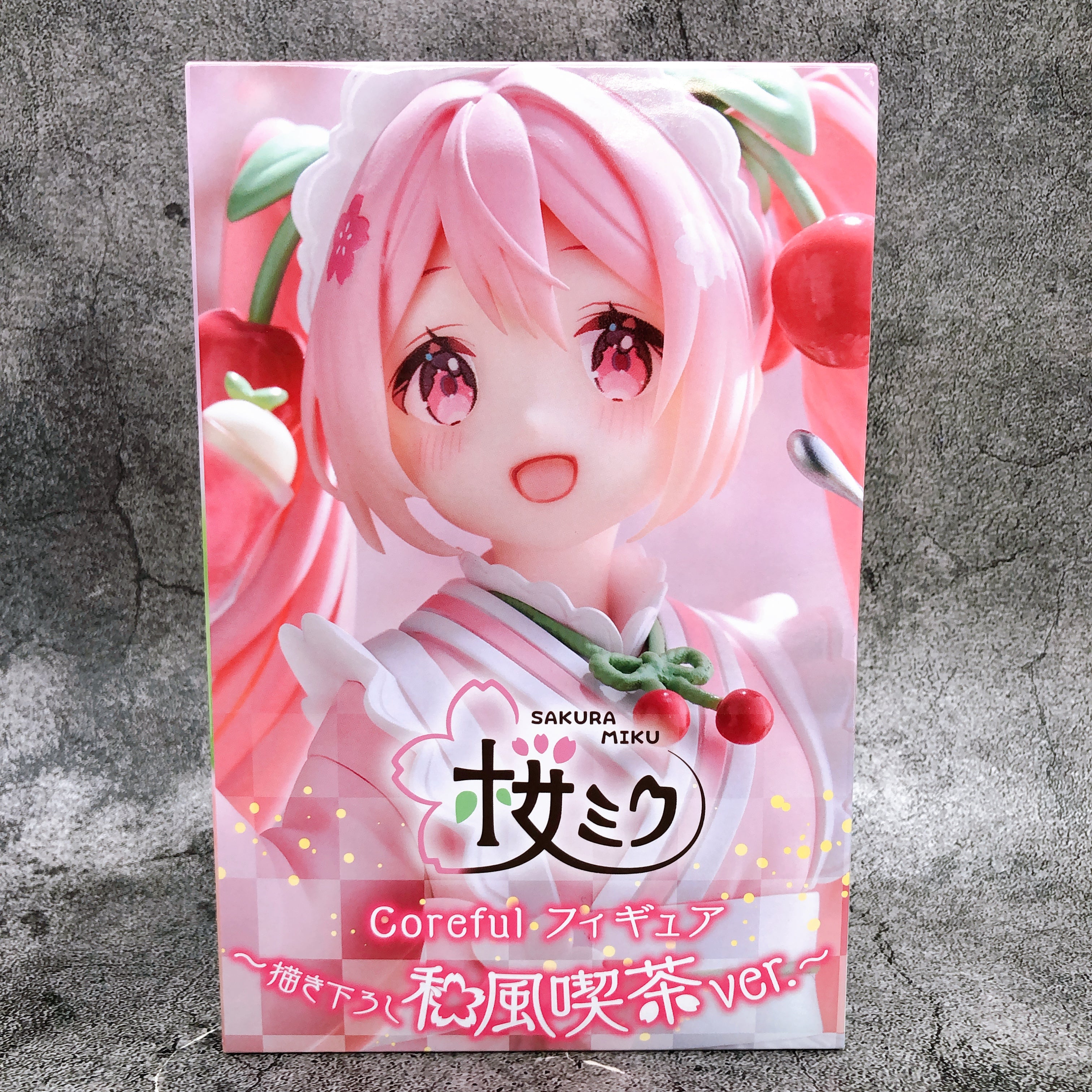 Hatsune Miku Sakura Miku Coreful Figure Wafuu Kissa ver. Taito Japan Sealed