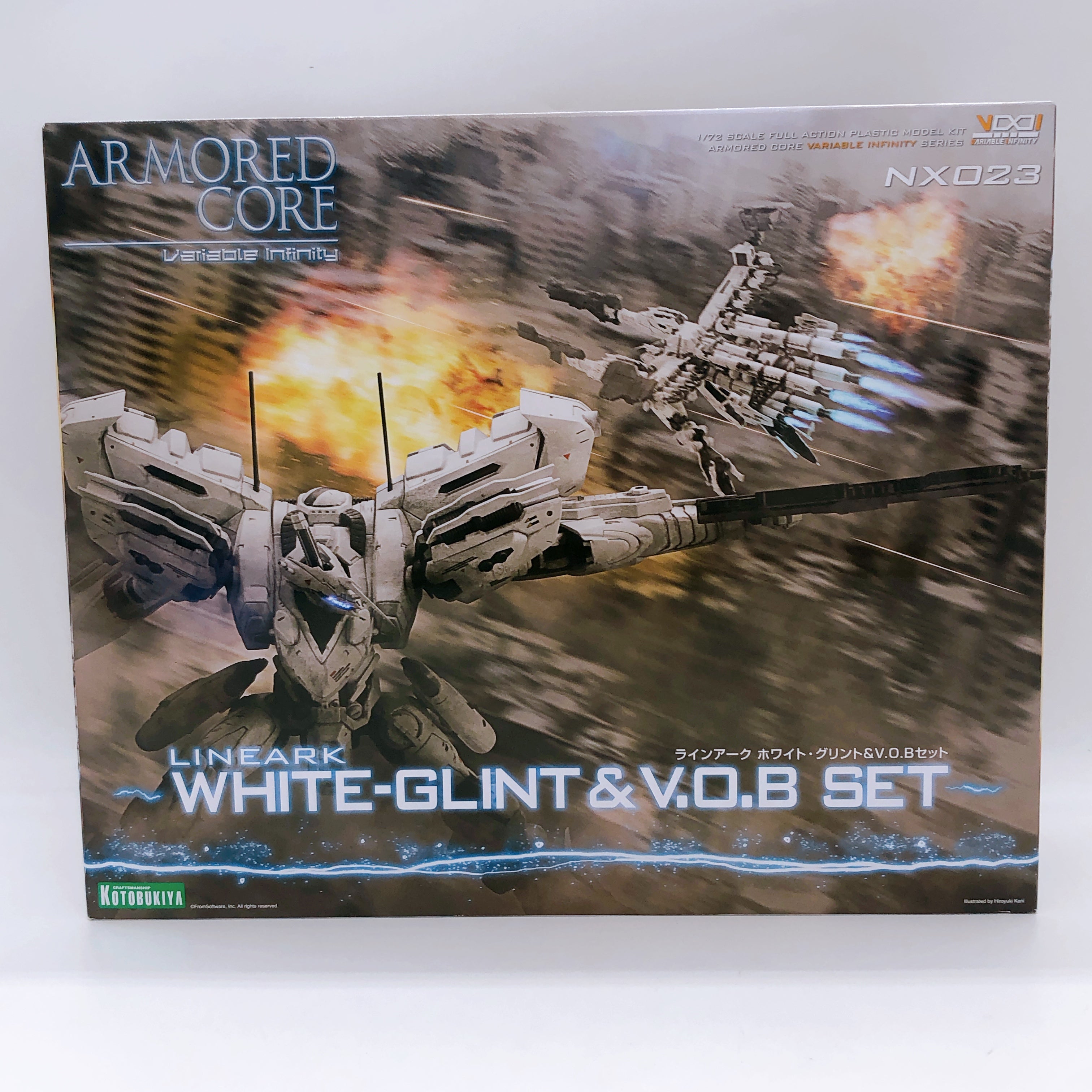 ARMORED CORE LineArk White Glint & V.O.B Set 1/72 Model Kit KOTOBUKIYA FASTSHIP